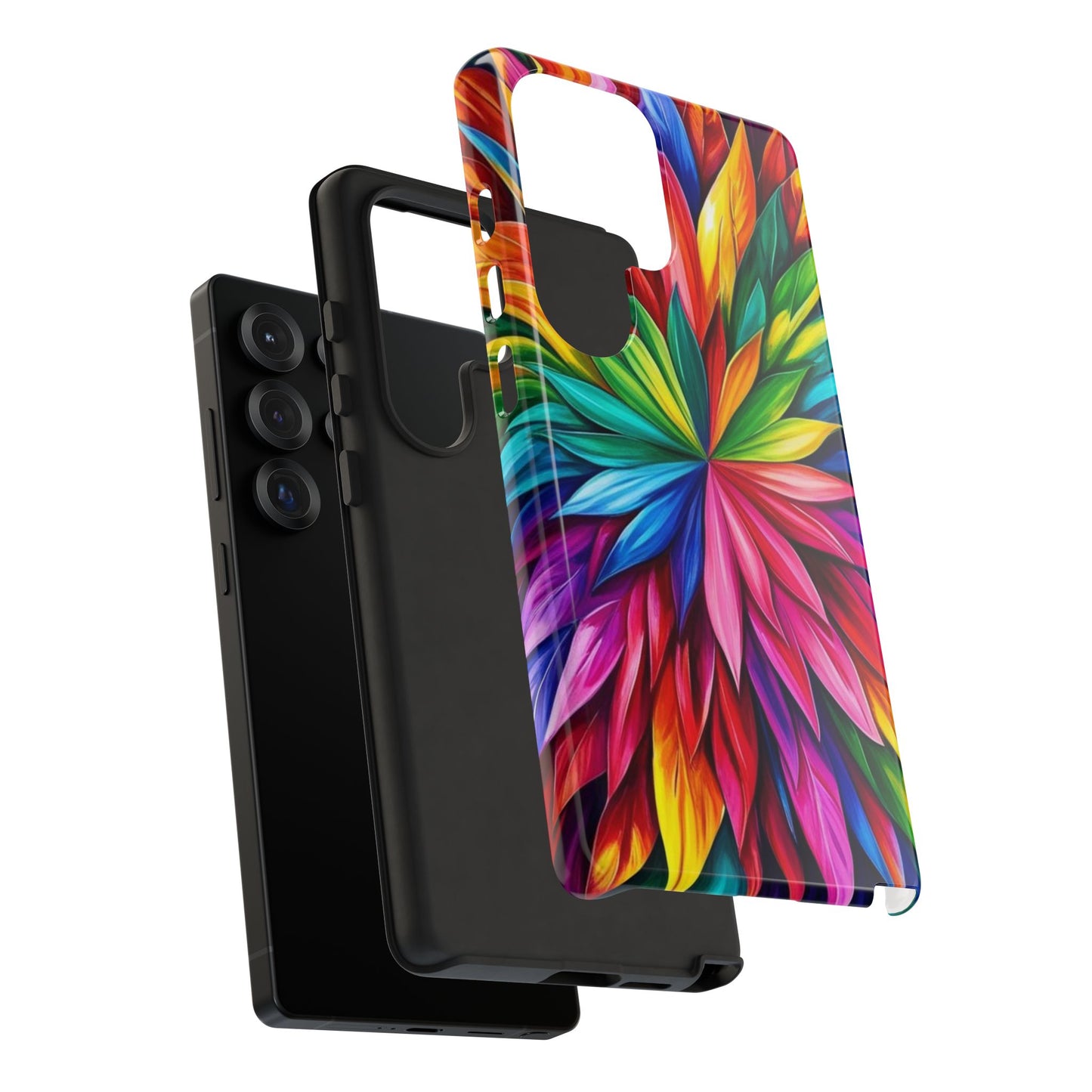 Colorful Floral Phone Cover - Tough Cases for Vibrant Protection