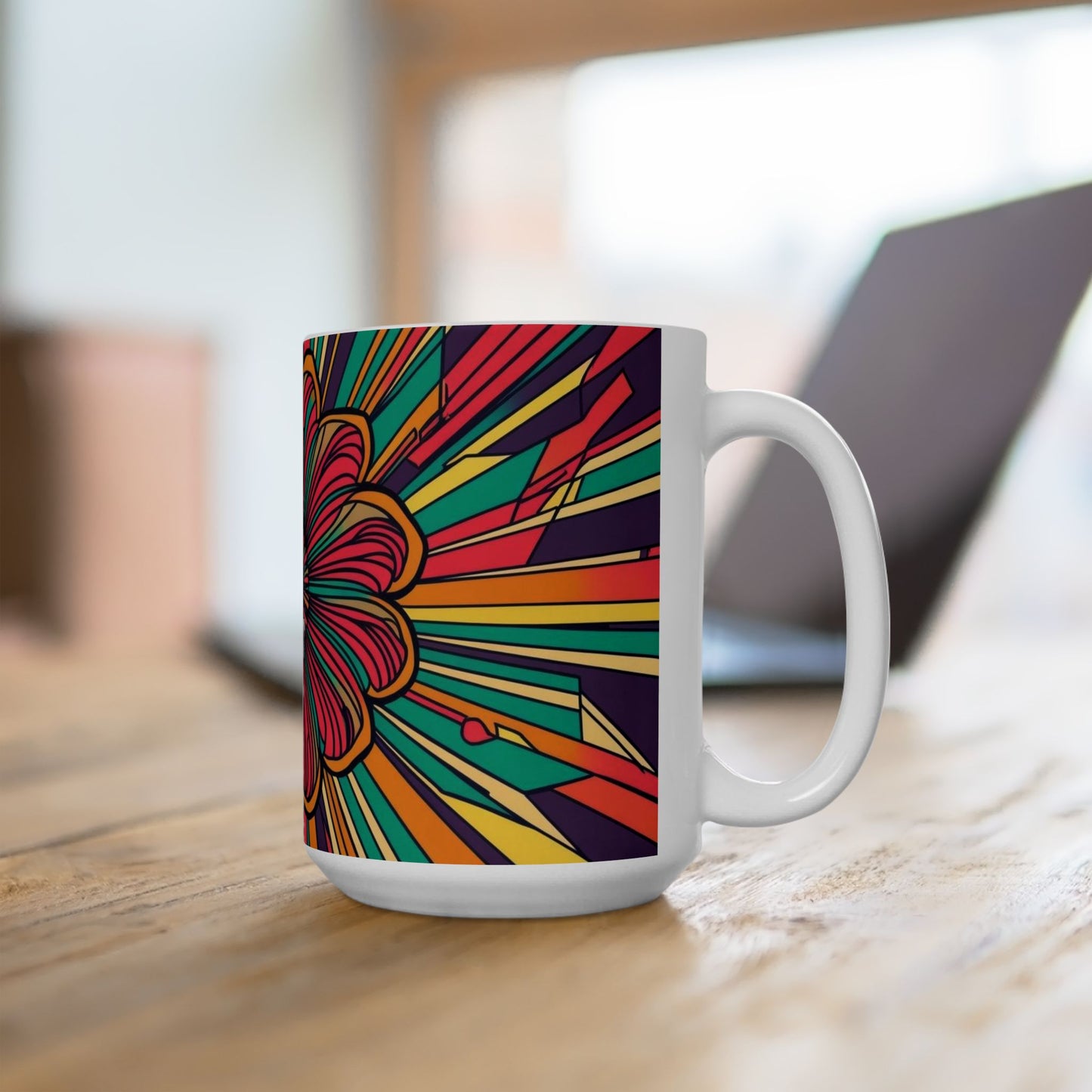 Vibrant Colorful Coffee Mug- Perfect for Home and Gifts
