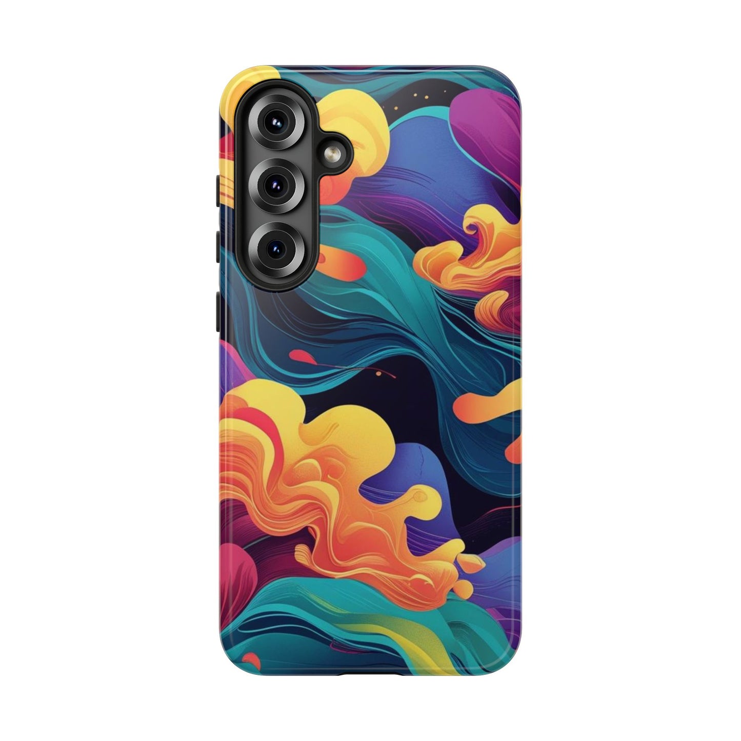 Colorful Phone Cover, Artistic Cellphone Cover, Unique Gift for Her, Trendy Accessories, Vibrant Protection