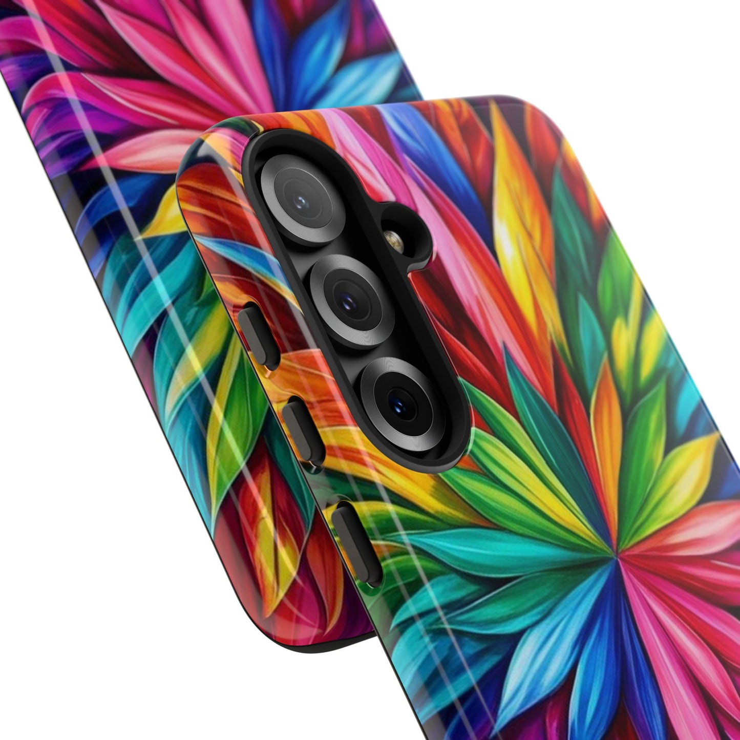 Colorful Floral Phone Cover - Tough Cases for Vibrant Protection