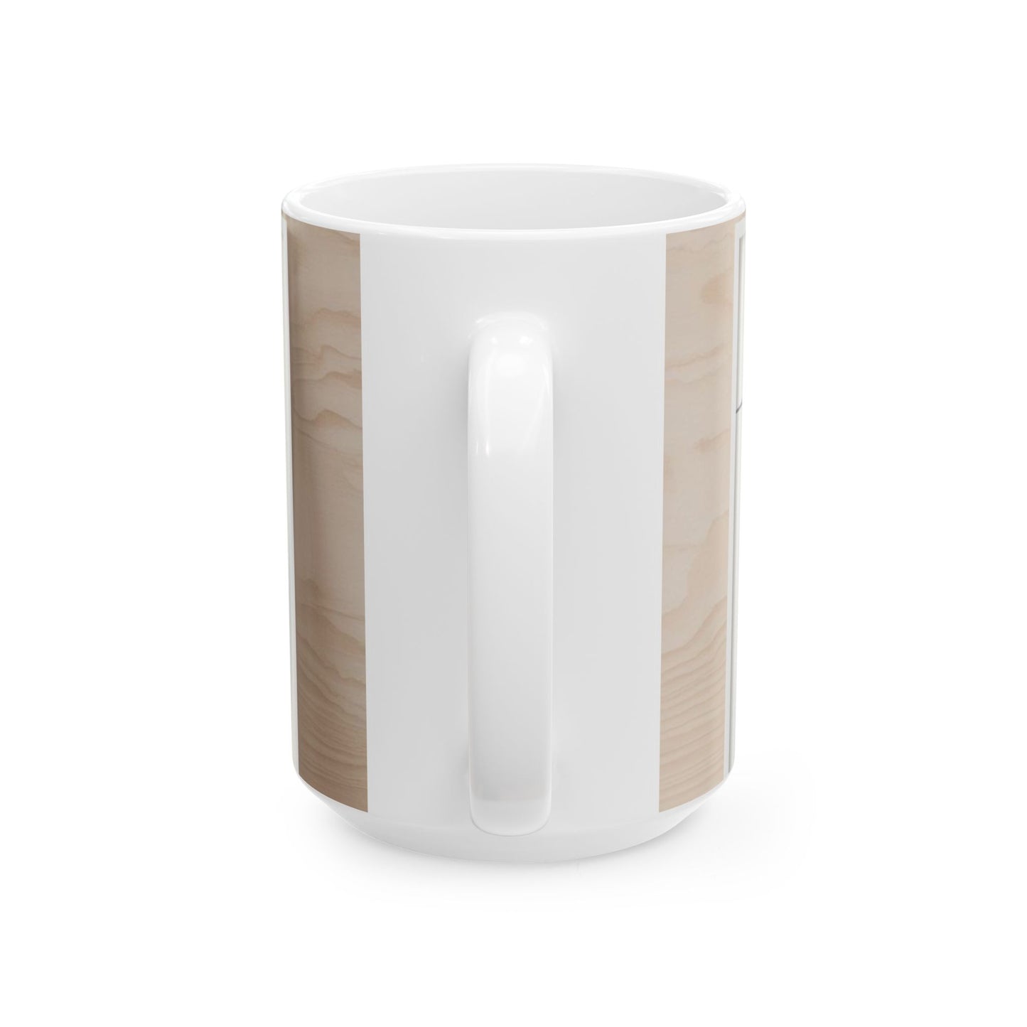 Modern Geometric Ceramic Mug - Perfect for Coffee Lovers