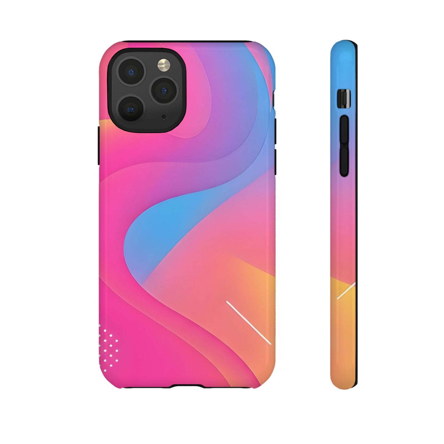 Stylish Tough Phone Case - Colorful Abstract Design for Trendsetters