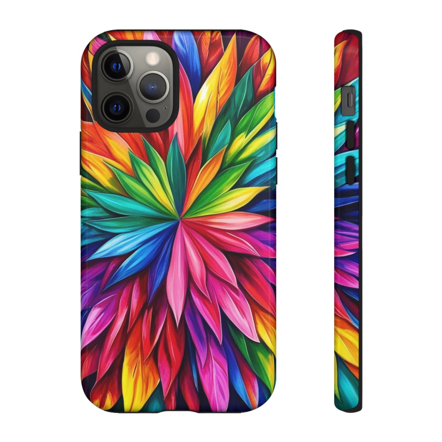 Colorful Floral Phone Cover - Tough Cases for Vibrant Protection