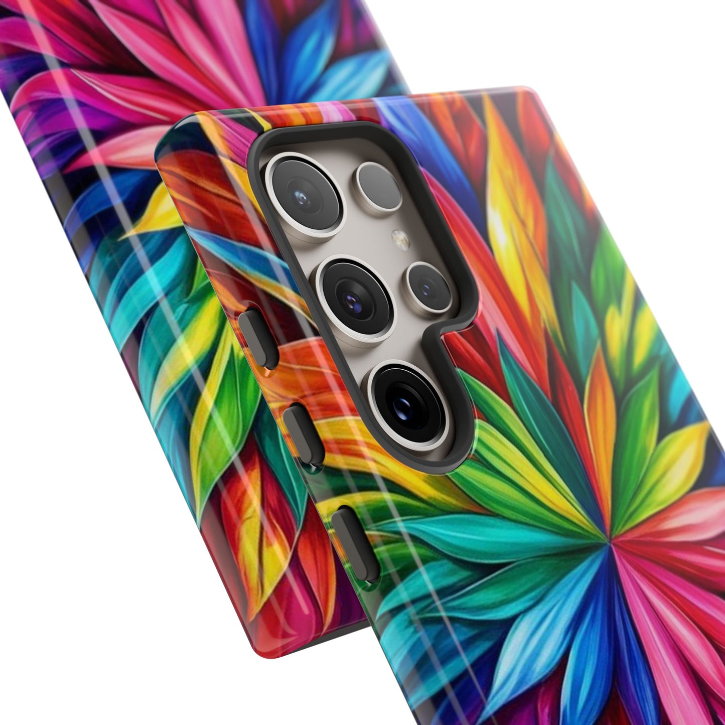 Colorful Floral Phone Cover - Tough Cases for Vibrant Protection