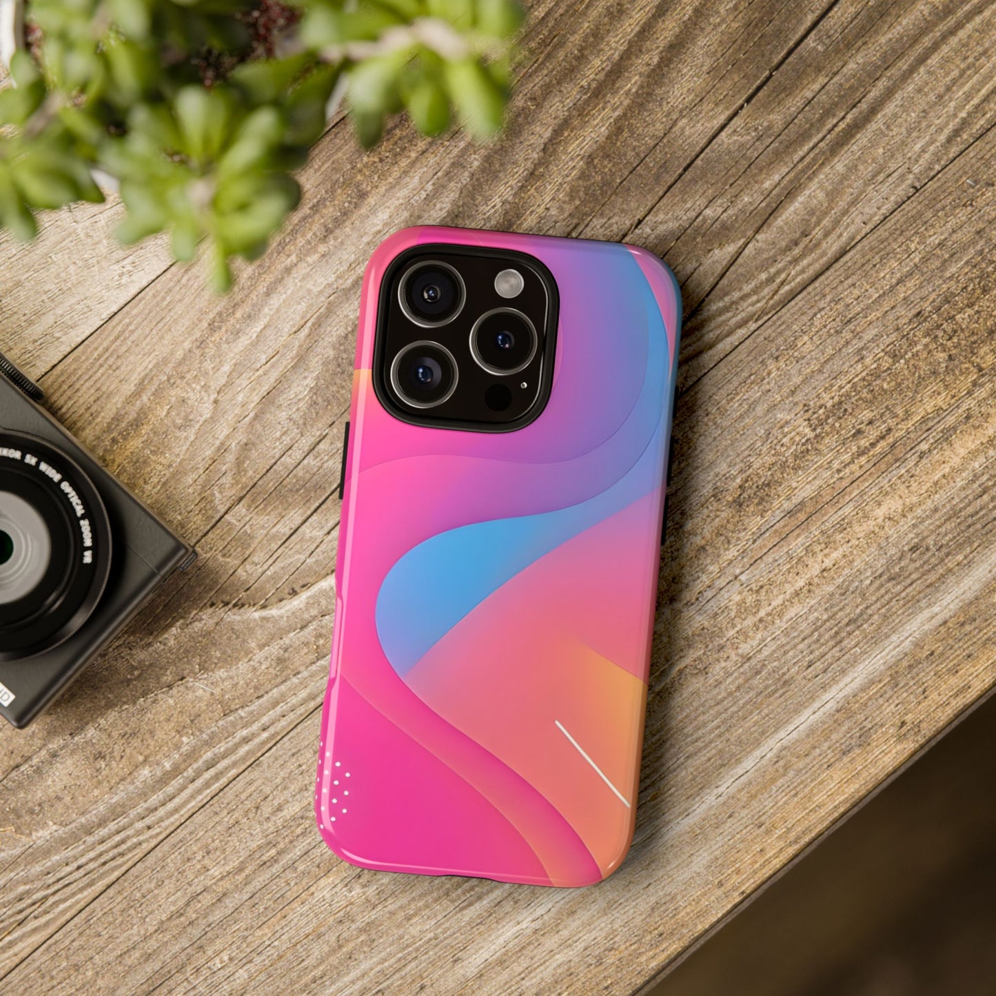 Stylish Tough Phone Case - Colorful Abstract Design for Trendsetters