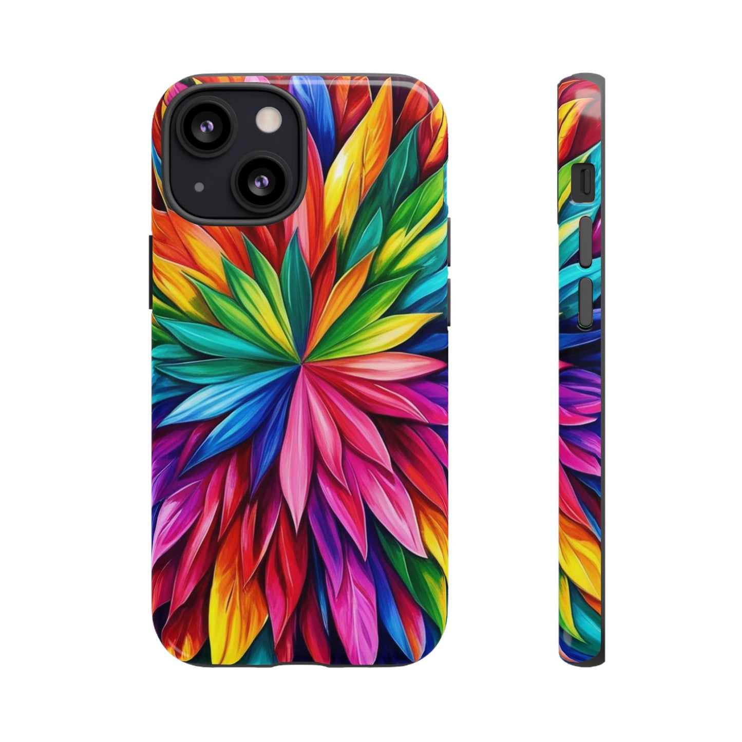 Colorful Floral Phone Cover - Tough Cases for Vibrant Protection