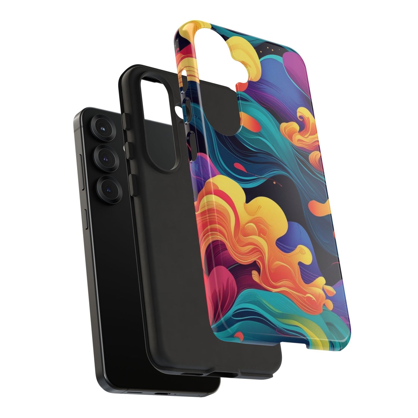 Colorful Phone Cover, Artistic Cellphone Cover, Unique Gift for Her, Trendy Accessories, Vibrant Protection