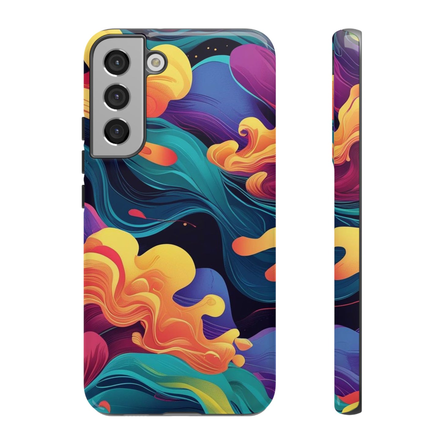 Colorful Phone Cover, Artistic Cellphone Cover, Unique Gift for Her, Trendy Accessories, Vibrant Protection