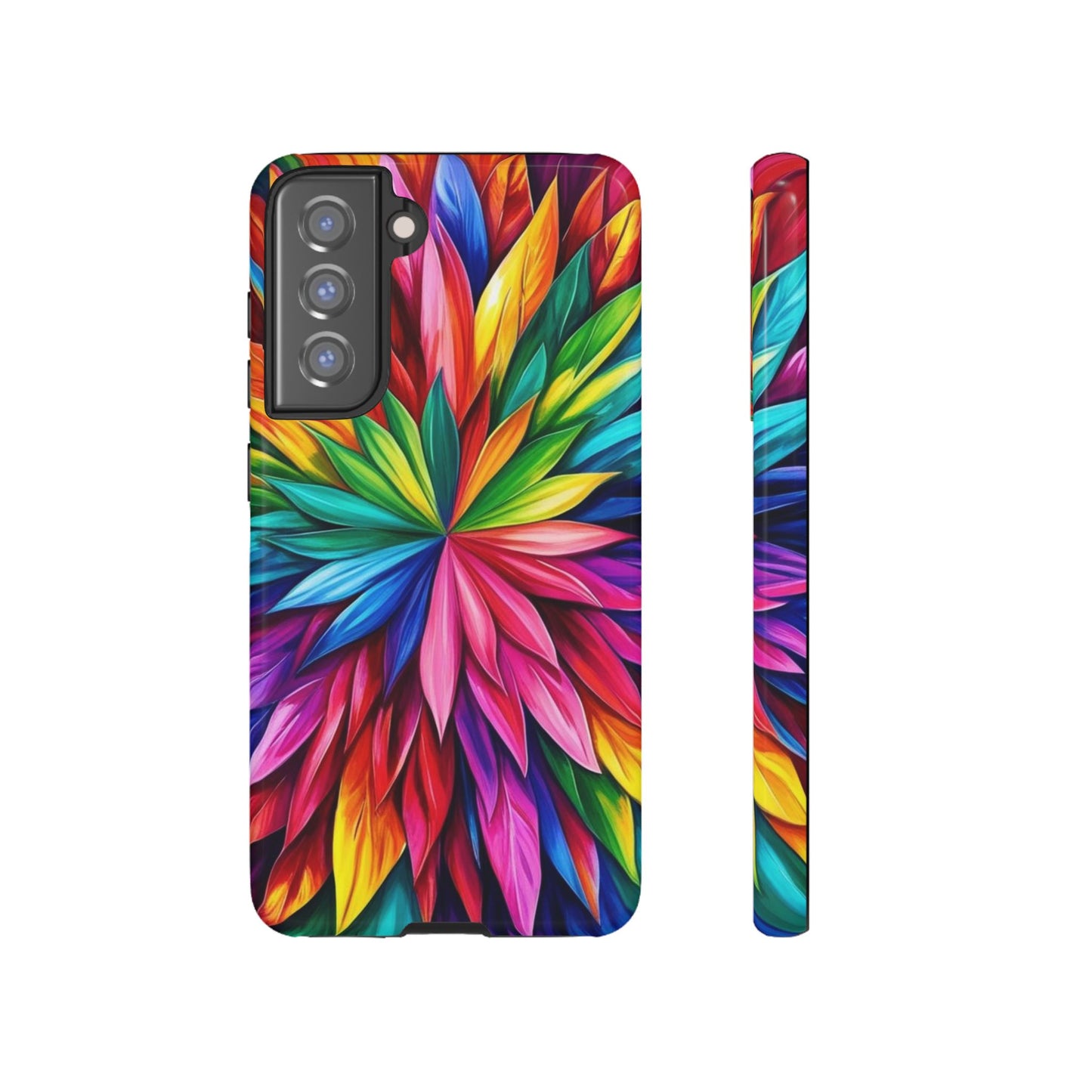 Colorful Floral Phone Cover - Tough Cases for Vibrant Protection