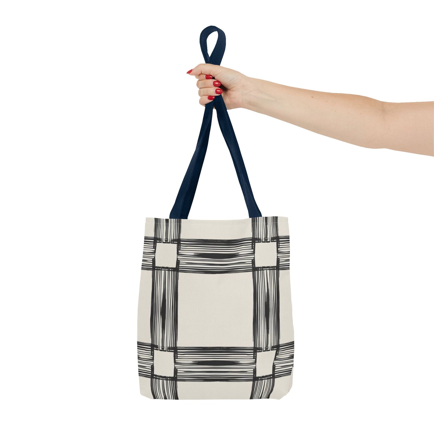 Stylish Minimalist Shopping Bag - Chic Black and White Design for Everyday Use