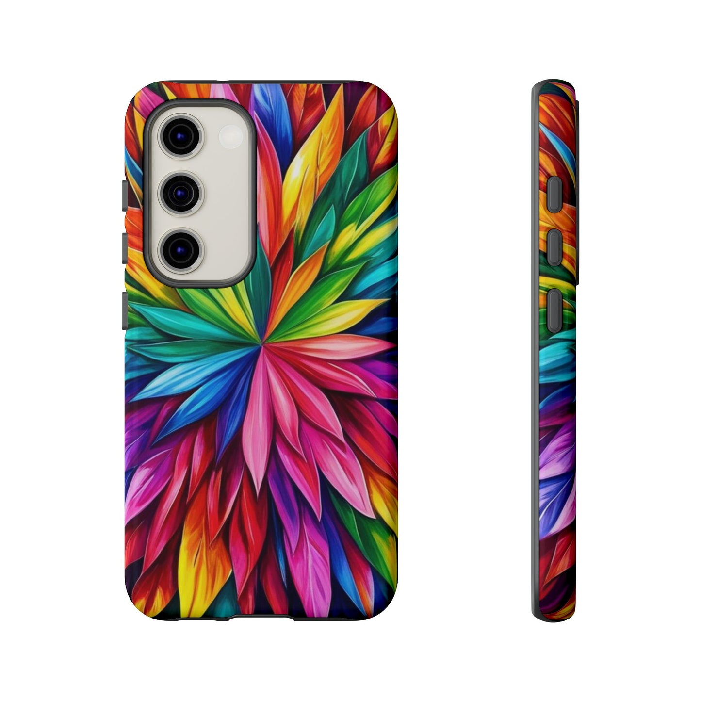 Colorful Floral Phone Cover - Tough Cases for Vibrant Protection