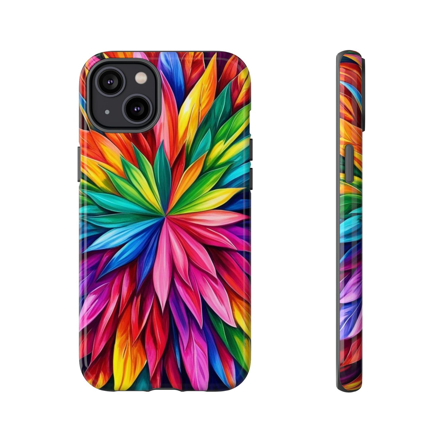 Colorful Floral Phone Cover - Tough Cases for Vibrant Protection