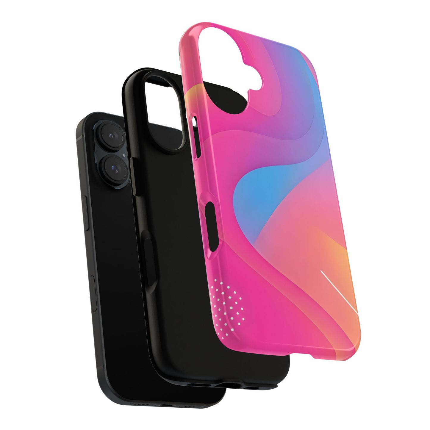 Stylish Tough Phone Case - Colorful Abstract Design for Trendsetters