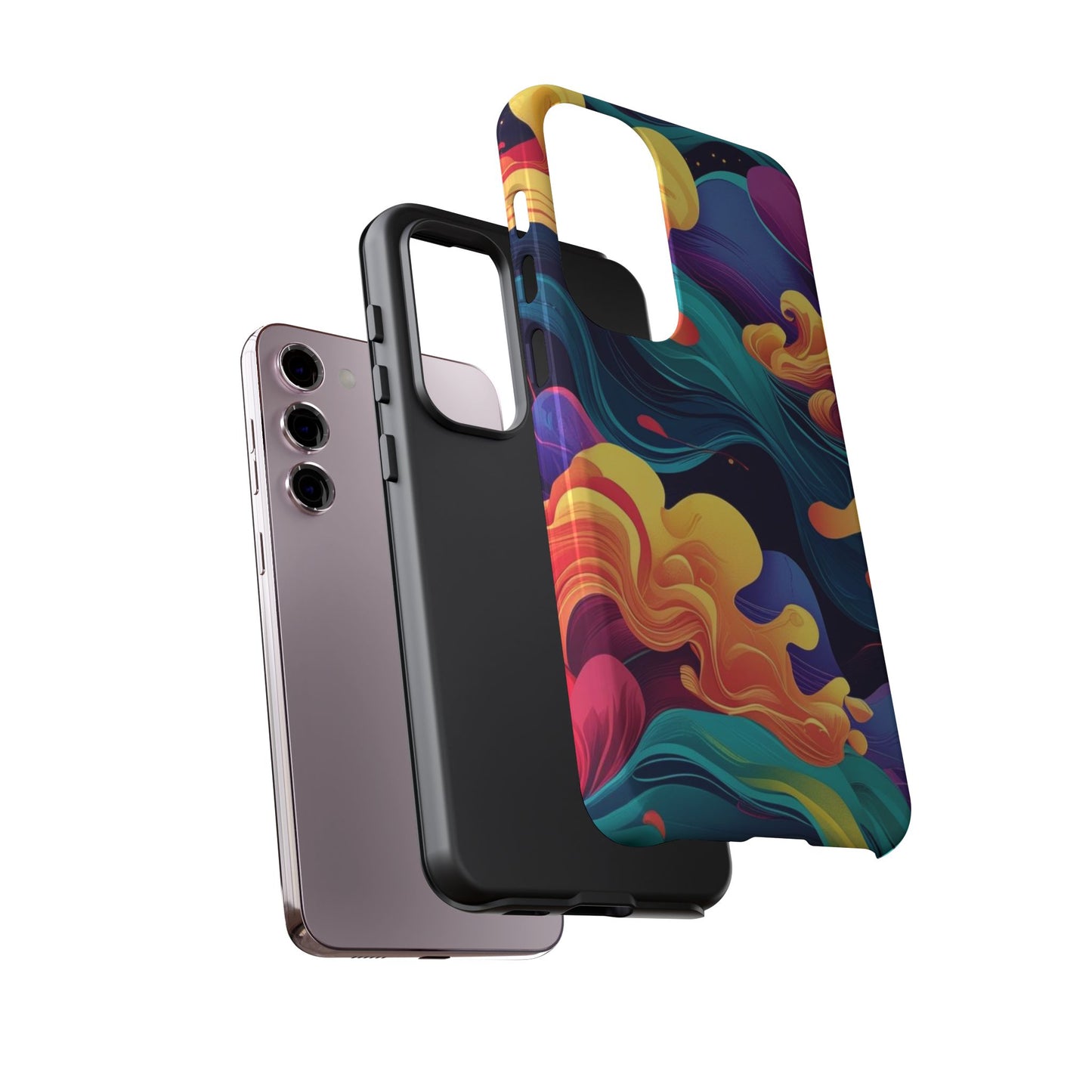 Colorful Phone Cover, Artistic Cellphone Cover, Unique Gift for Her, Trendy Accessories, Vibrant Protection