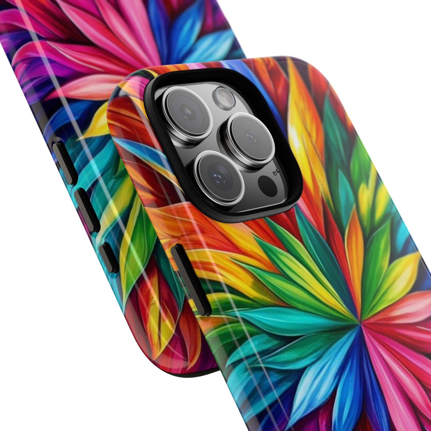 Colorful Floral Phone Cover - Tough Cases for Vibrant Protection