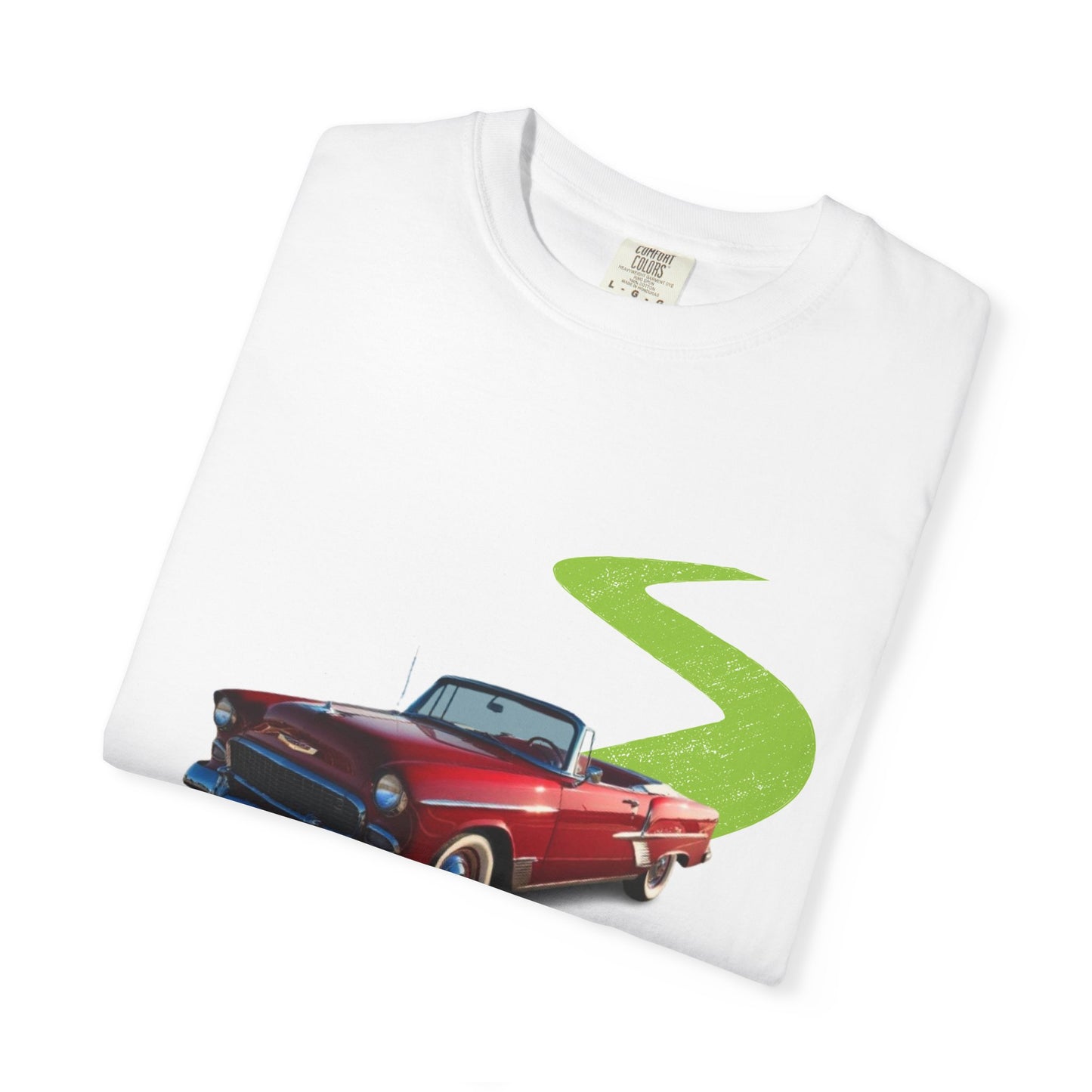 Vintage Car Unisex White T-Shirt