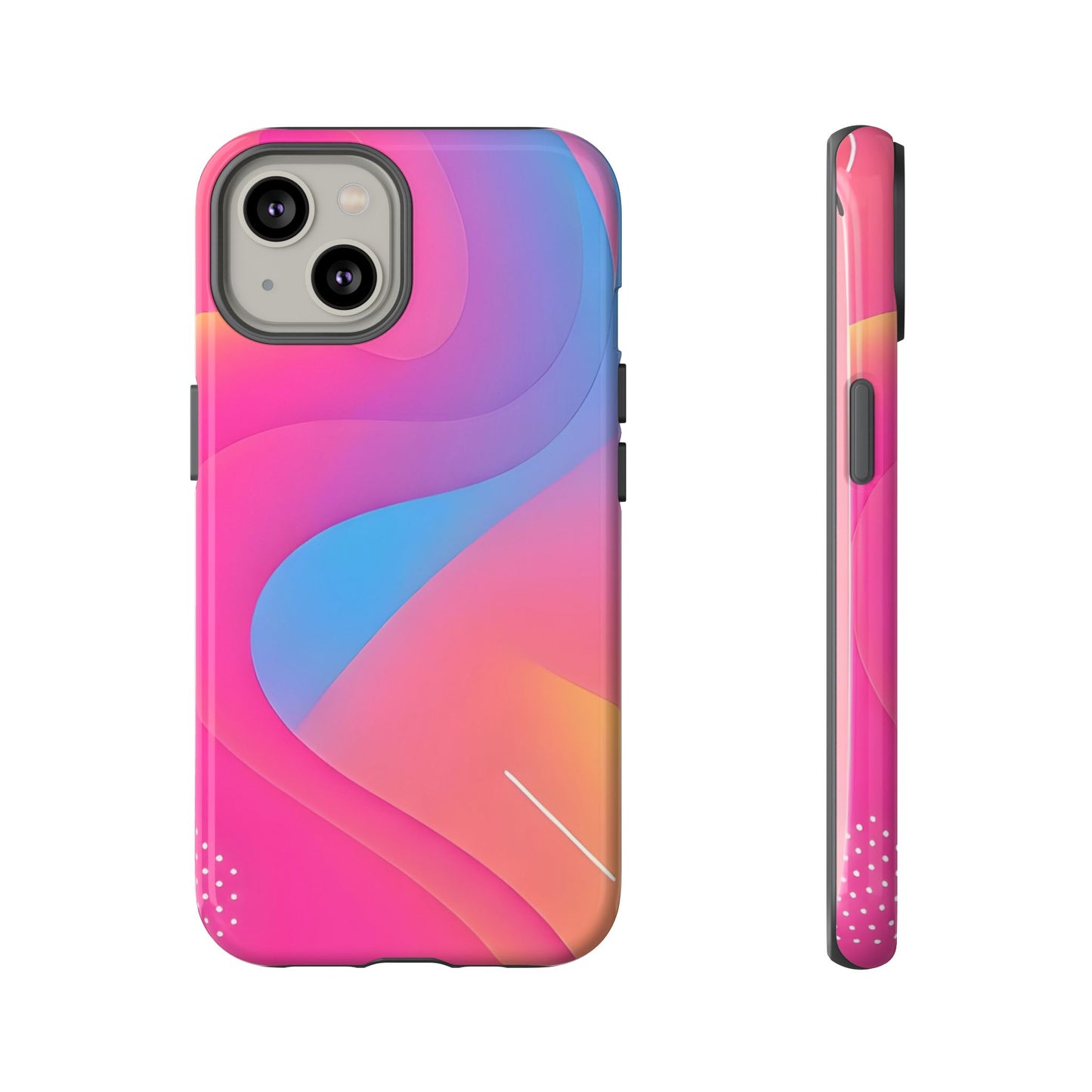 Stylish Tough Phone Case - Colorful Abstract Design for Trendsetters