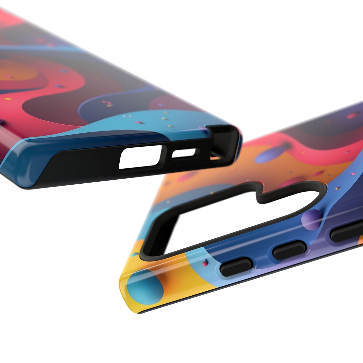 Vibrant Phone Cover - Colorful Abstract Design, Shockproof Protector, Trendy Accessories, Gift for Tech Lovers, Fun Style