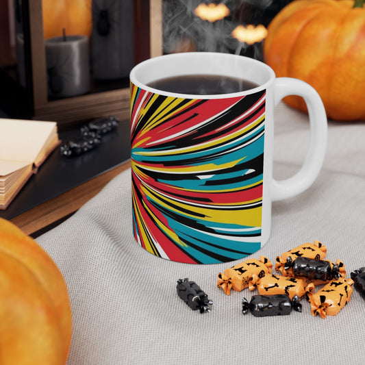 Vibrant Colorful Coffee Mug - Cup for Art Lovers