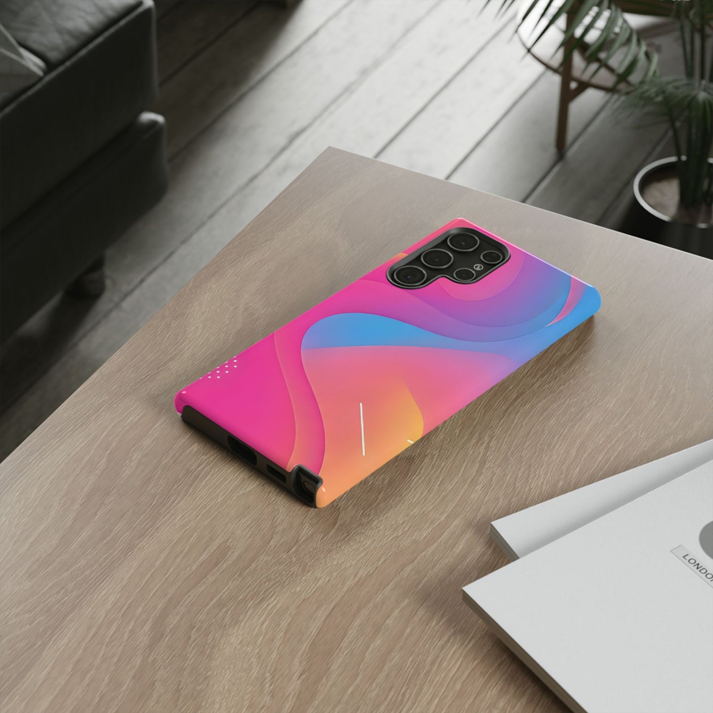 Stylish Tough Phone Case - Colorful Abstract Design for Trendsetters