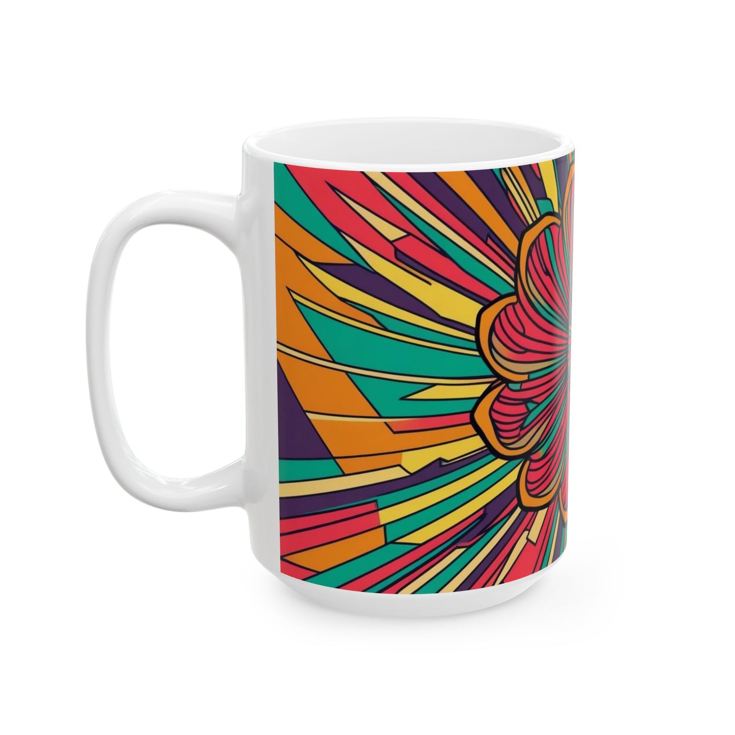 Vibrant Colorful Coffee Mug- Perfect for Home and Gifts