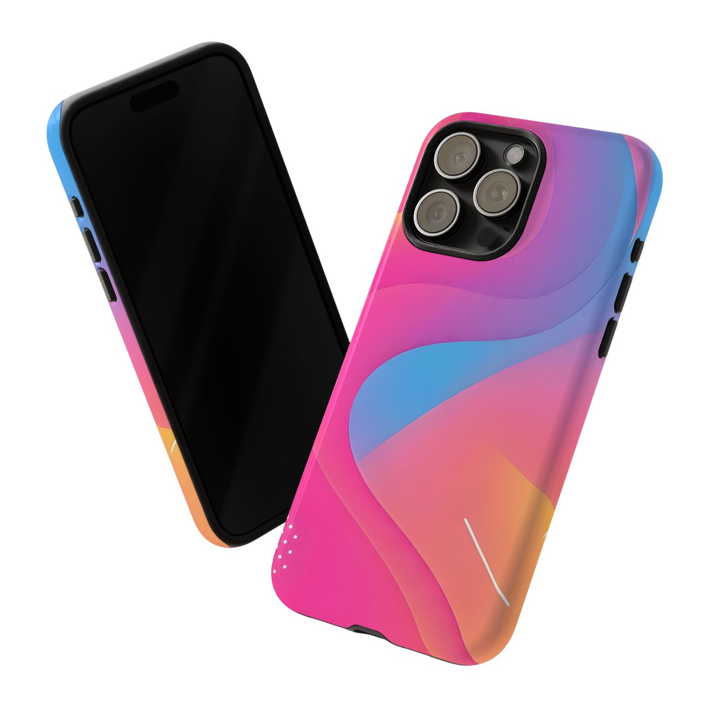 Stylish Tough Phone Case - Colorful Abstract Design for Trendsetters