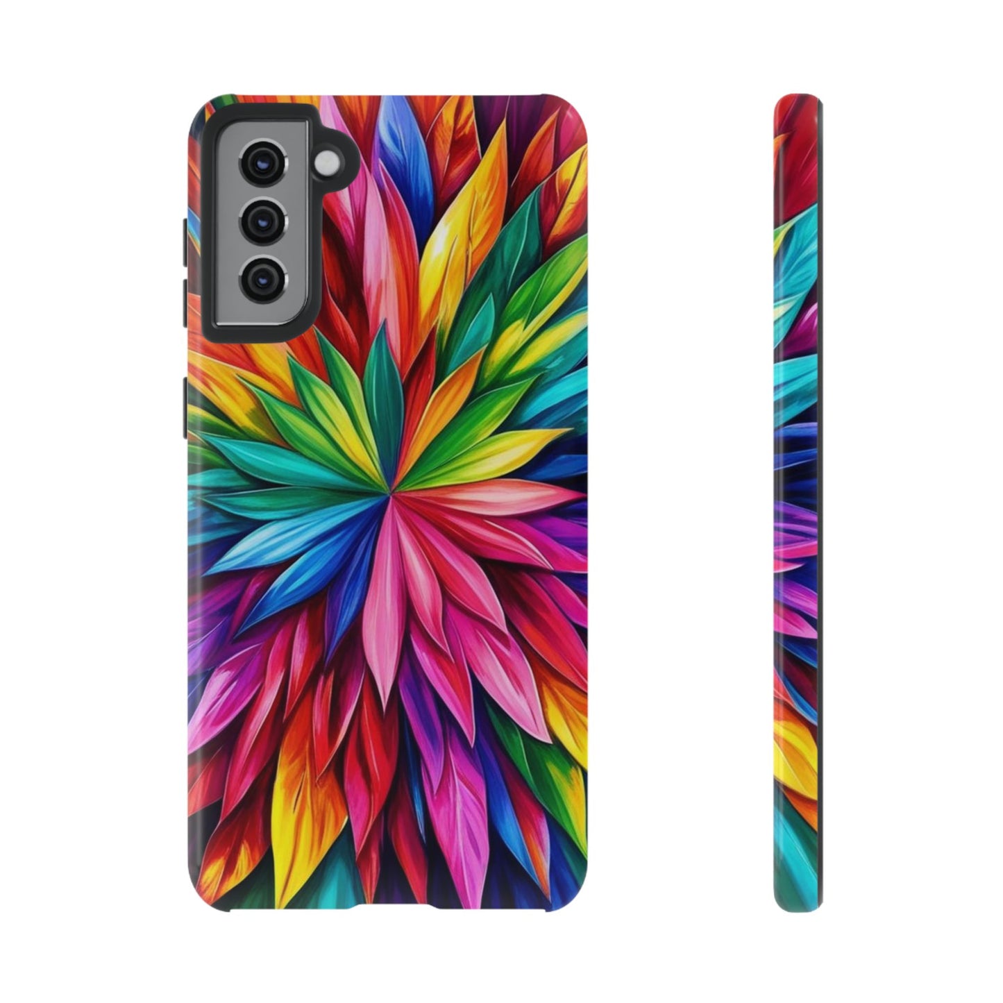 Colorful Floral Phone Cover - Tough Cases for Vibrant Protection