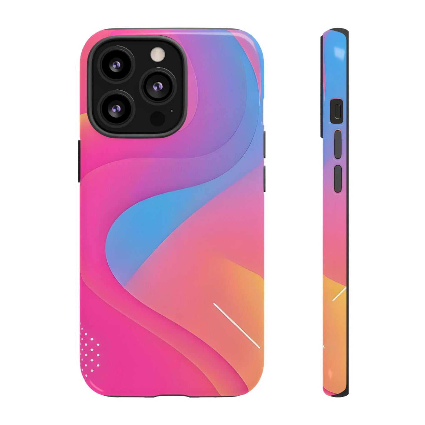 Stylish Tough Phone Case - Colorful Abstract Design for Trendsetters