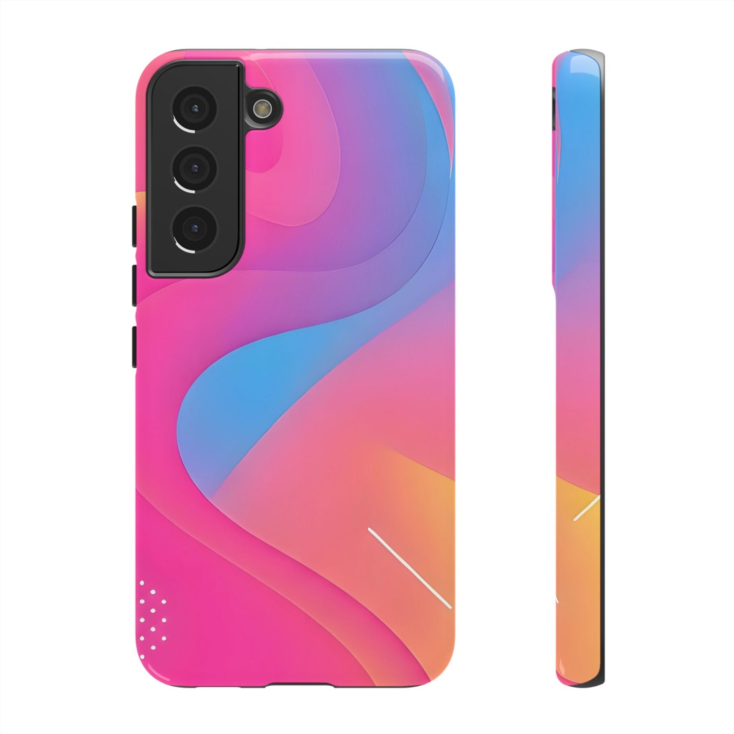 Stylish Tough Phone Case - Colorful Abstract Design for Trendsetters