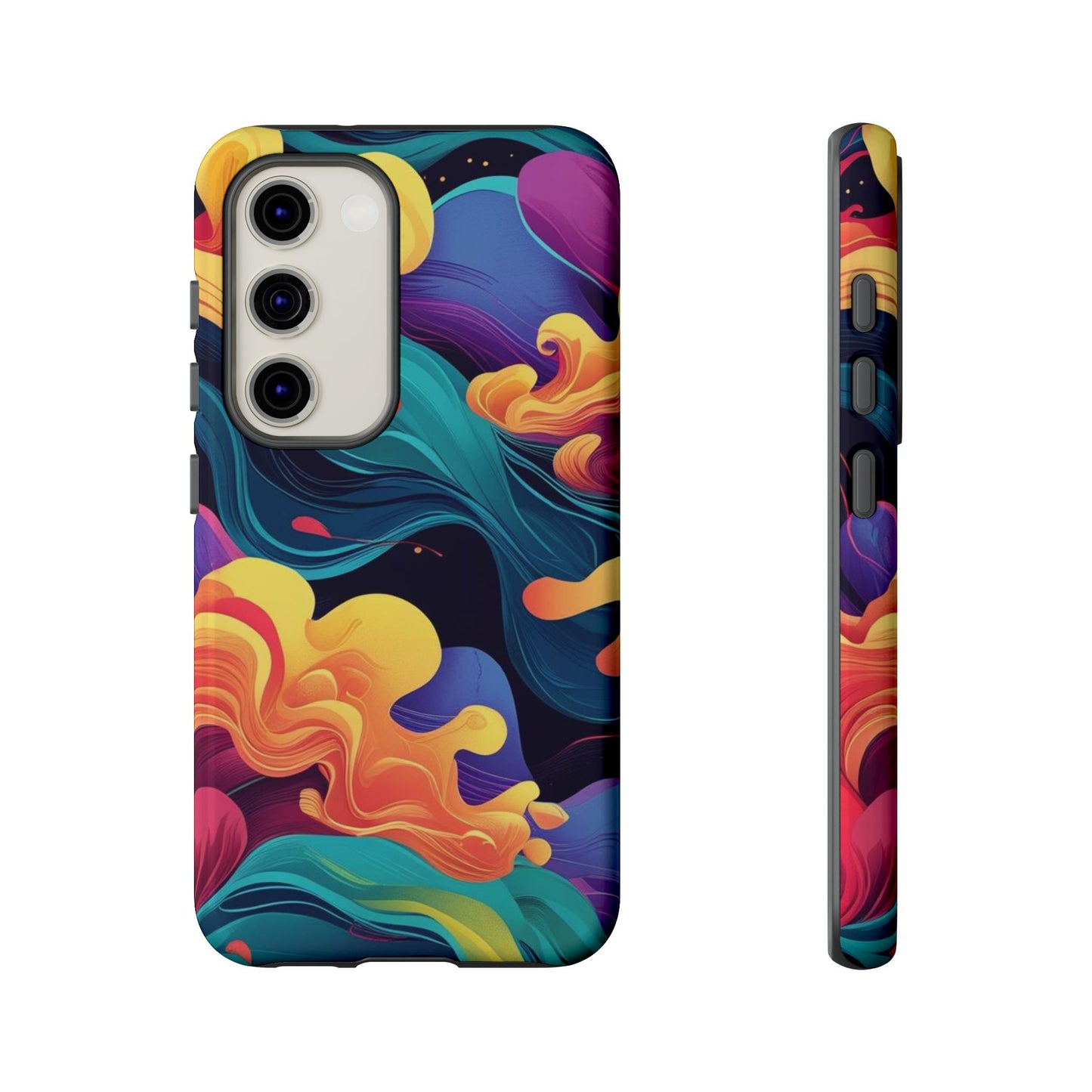 Colorful Phone Cover, Artistic Cellphone Cover, Unique Gift for Her, Trendy Accessories, Vibrant Protection