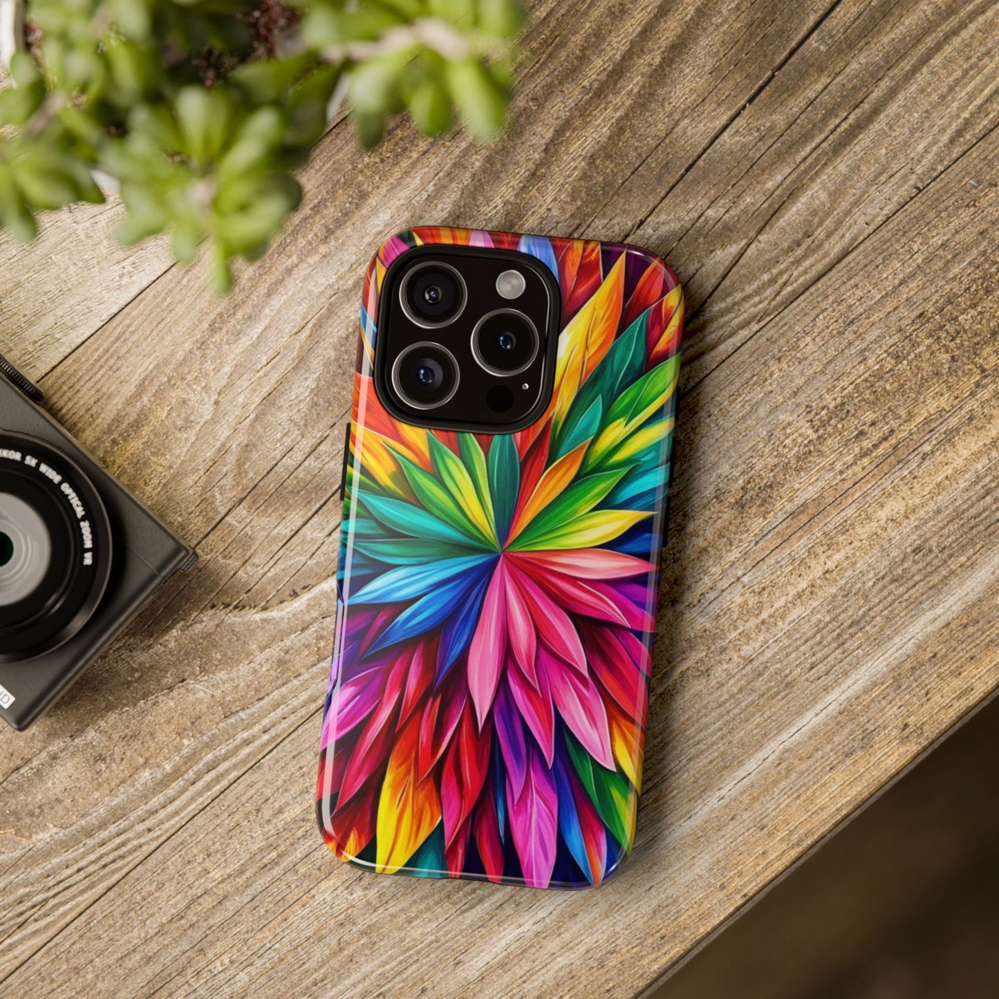 Colorful Floral Phone Cover - Tough Cases for Vibrant Protection