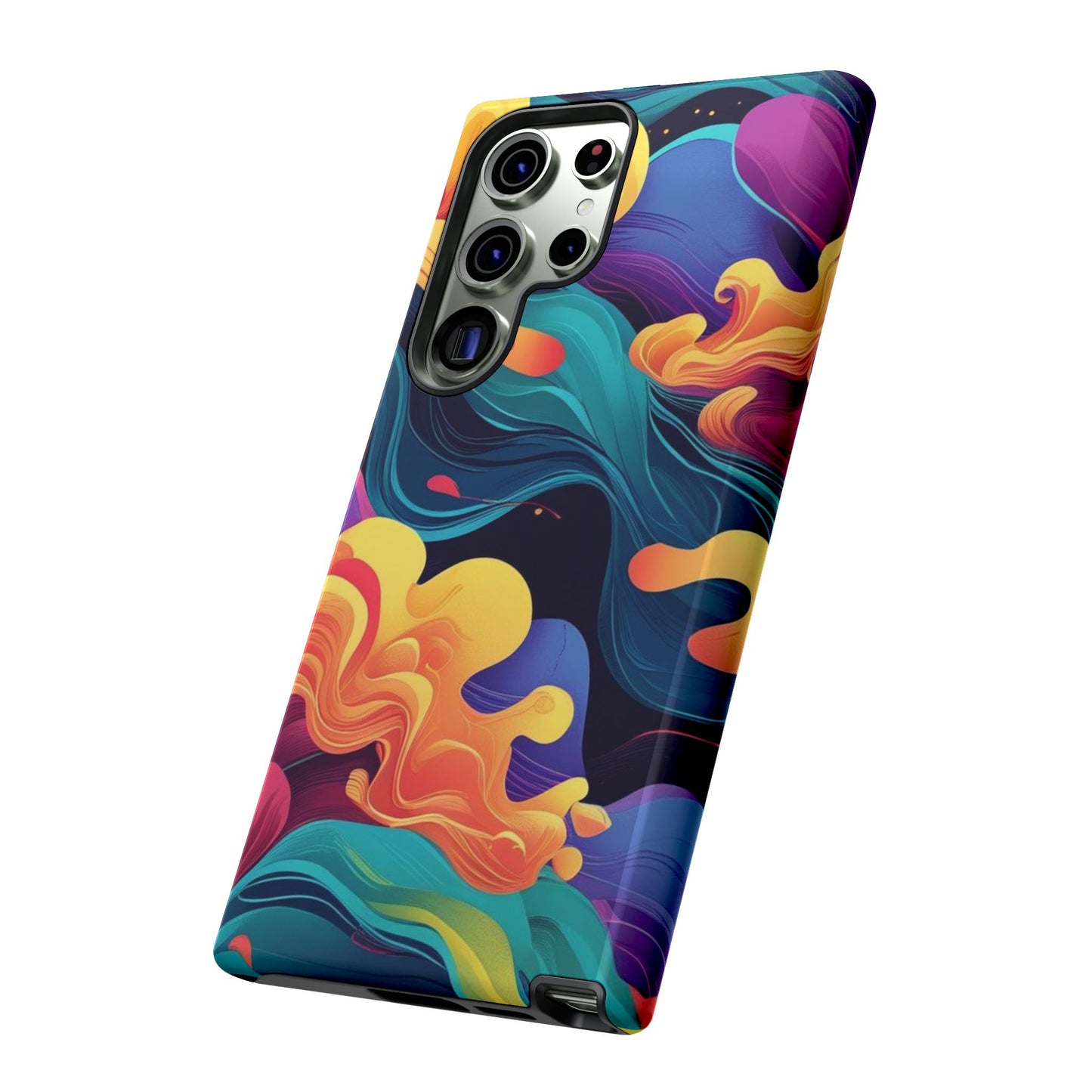 Colorful Phone Cover, Artistic Cellphone Cover, Unique Gift for Her, Trendy Accessories, Vibrant Protection