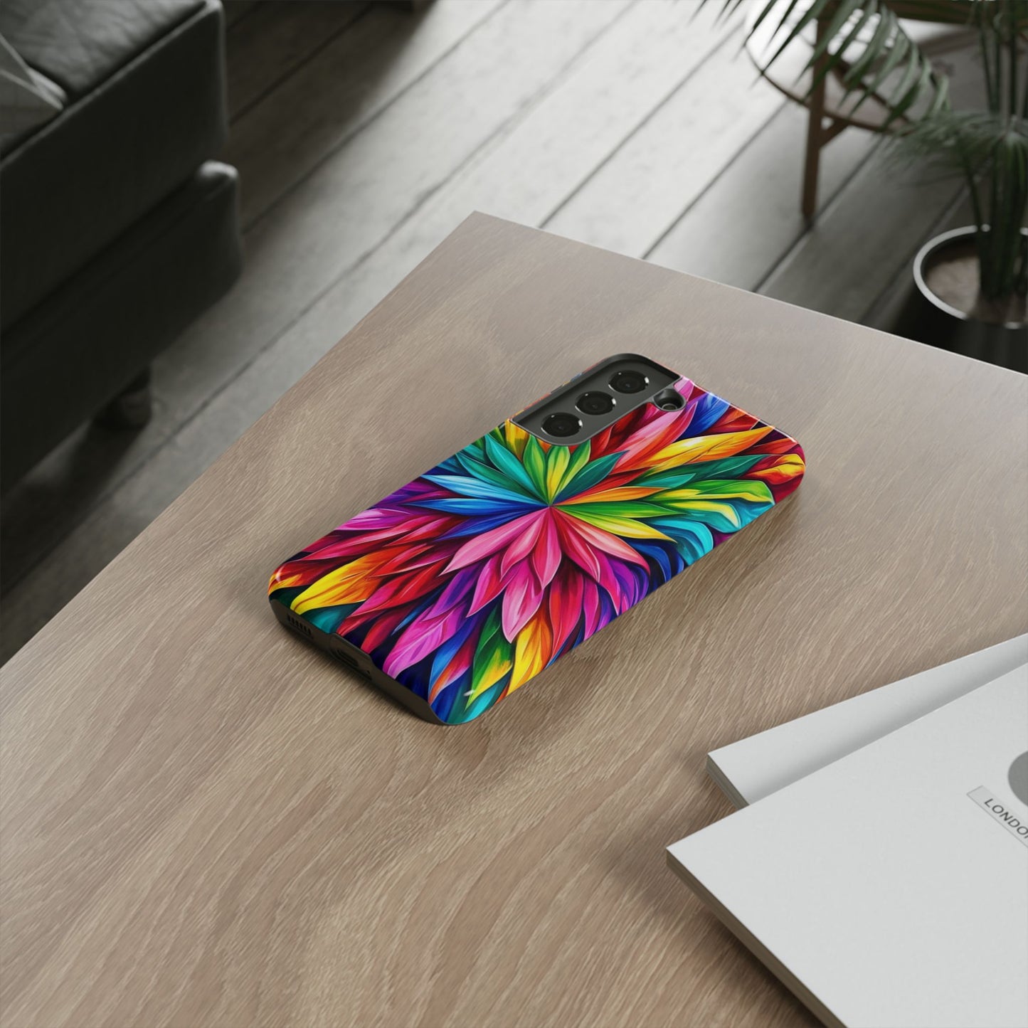 Colorful Floral Phone Cover - Tough Cases for Vibrant Protection