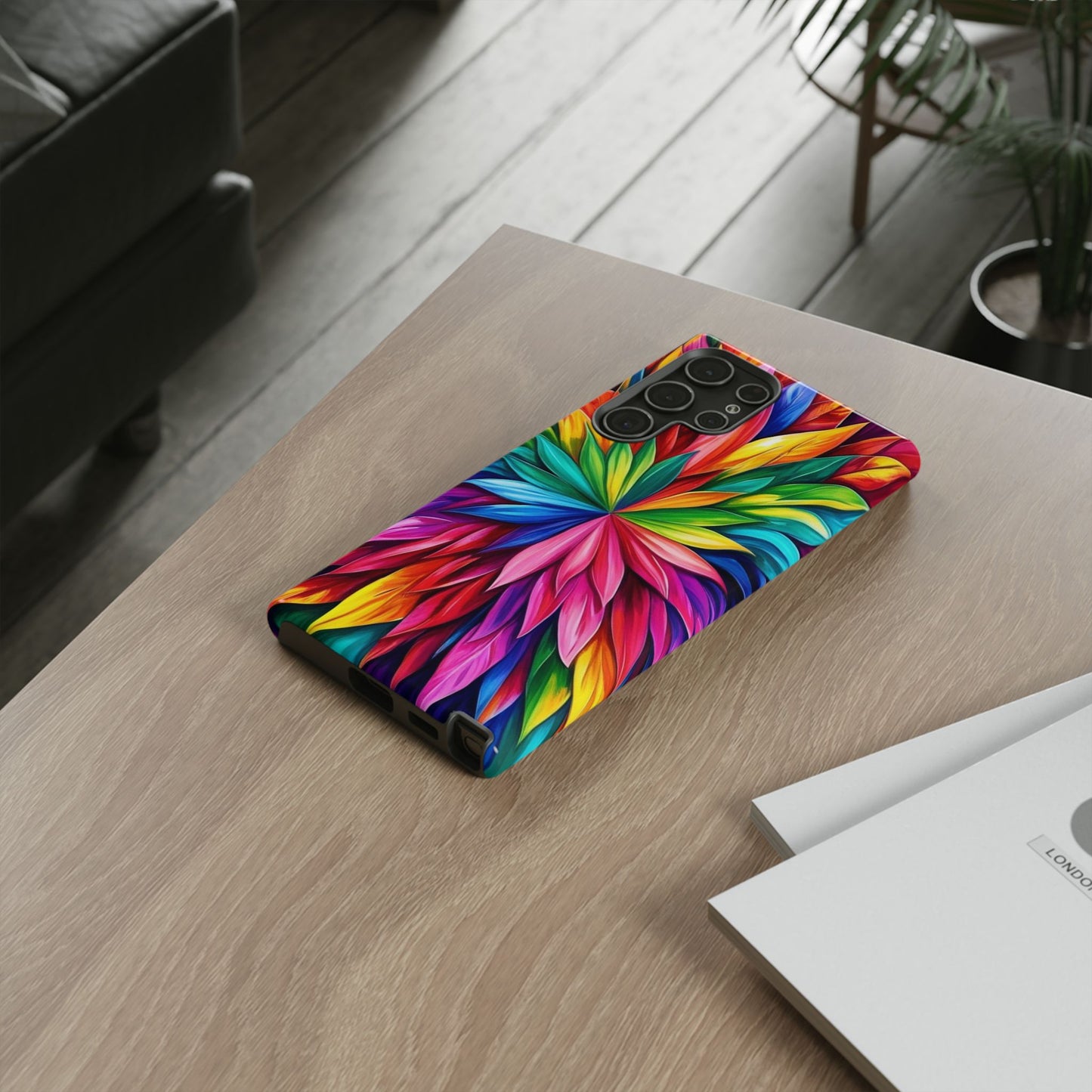 Colorful Floral Phone Cover - Tough Cases for Vibrant Protection