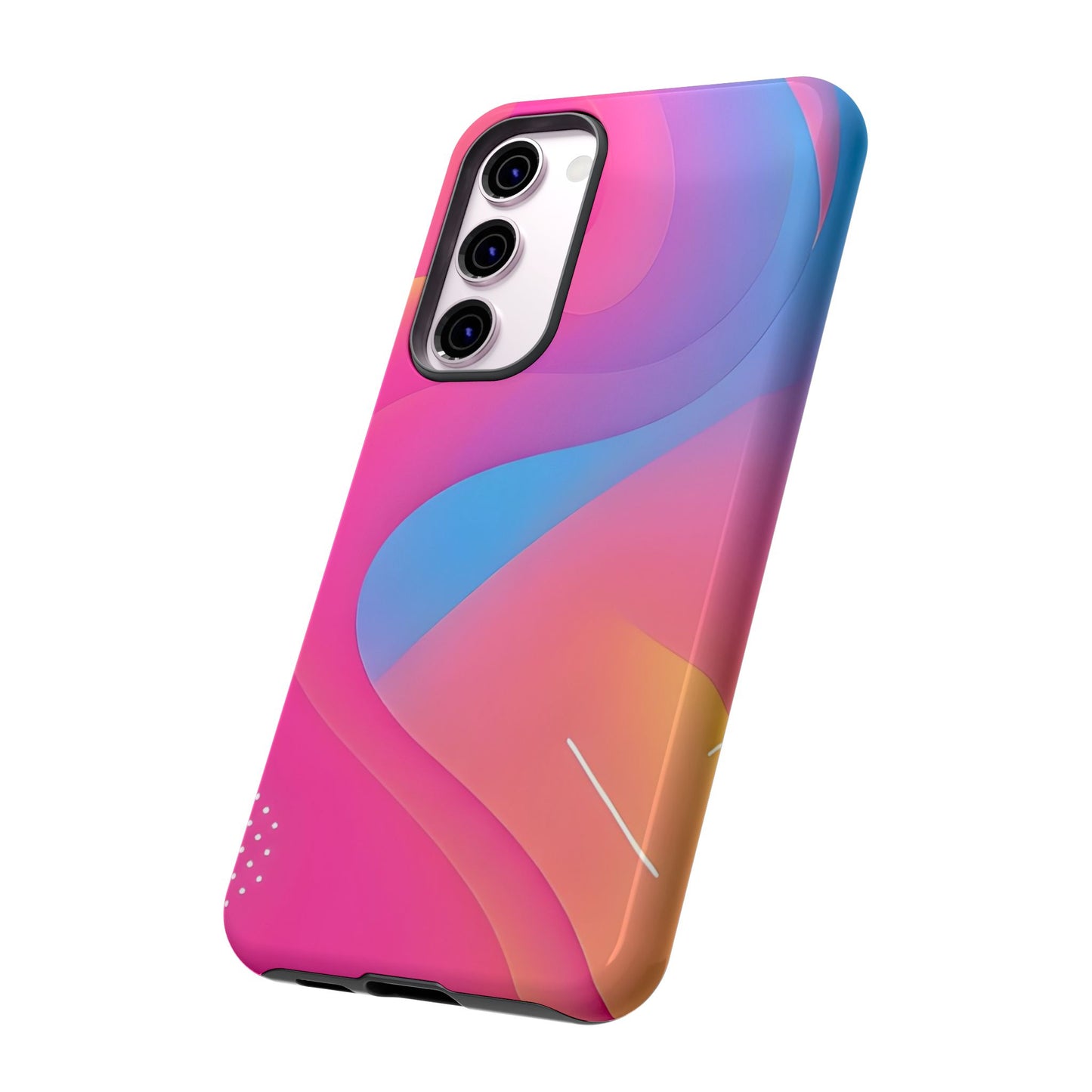 Stylish Tough Phone Case - Colorful Abstract Design for Trendsetters