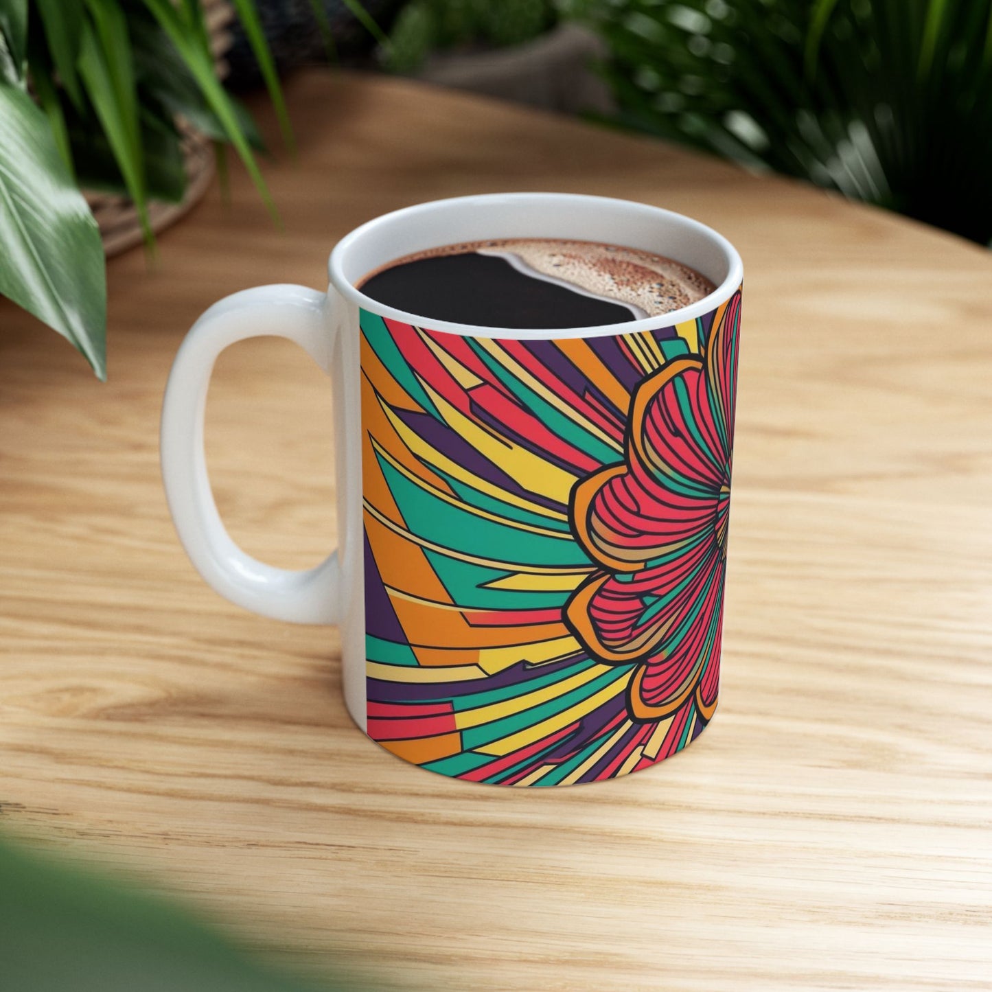 Vibrant Colorful Coffee Mug- Perfect for Home and Gifts