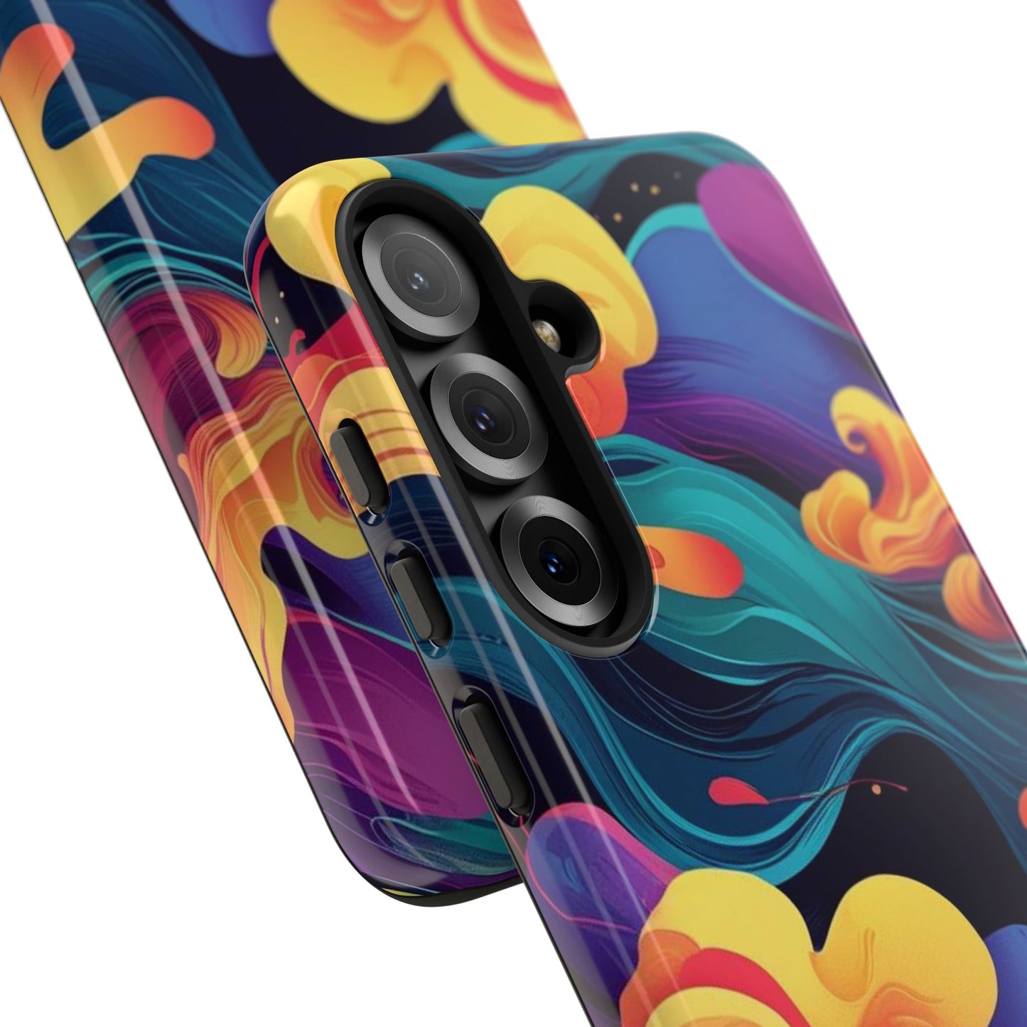 Colorful Phone Cover, Artistic Cellphone Cover, Unique Gift for Her, Trendy Accessories, Vibrant Protection
