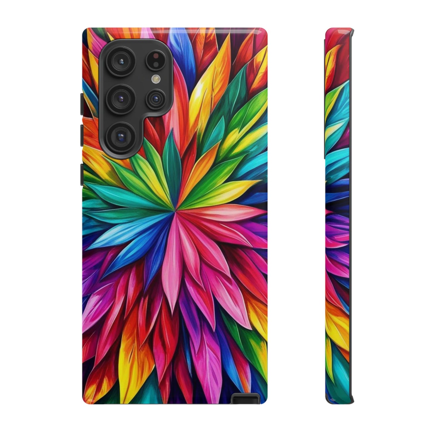 Colorful Floral Phone Cover - Tough Cases for Vibrant Protection