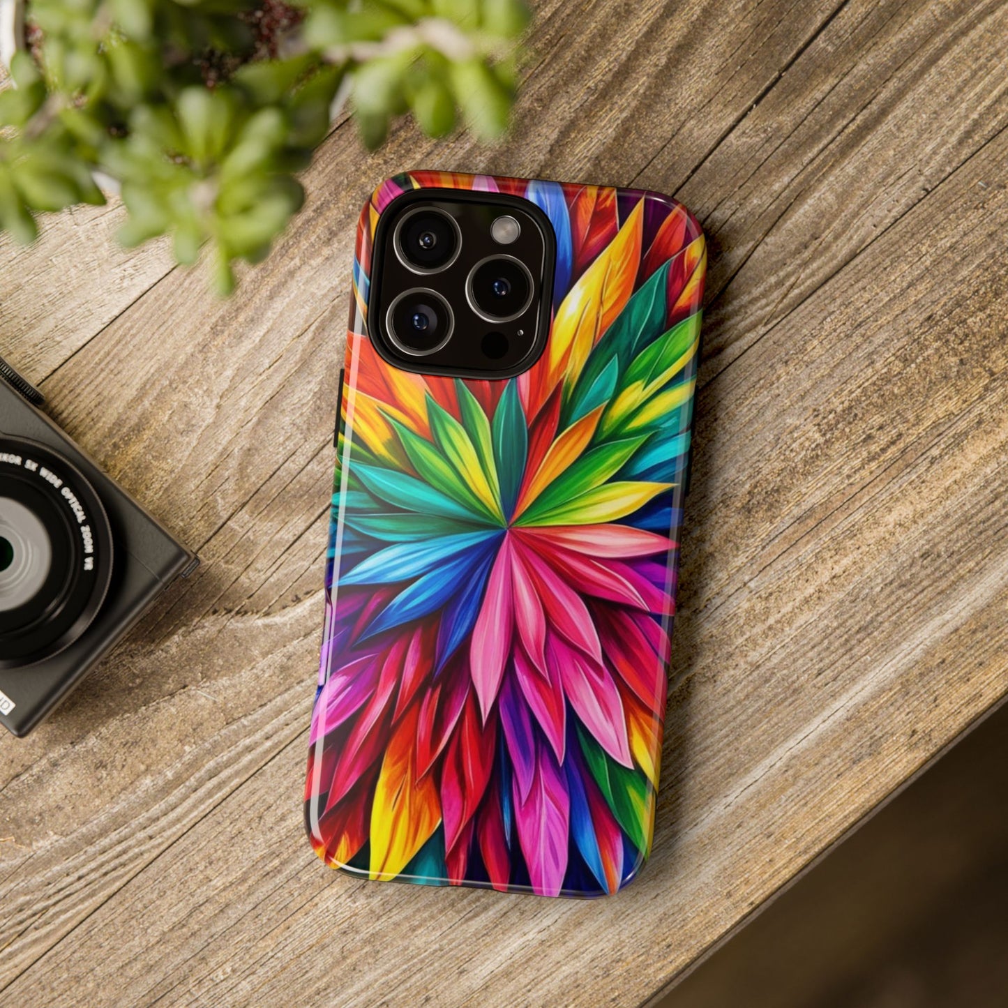 Colorful Floral Phone Cover - Tough Cases for Vibrant Protection