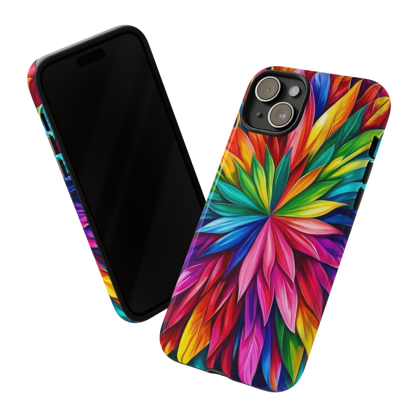 Colorful Floral Phone Cover - Tough Cases for Vibrant Protection