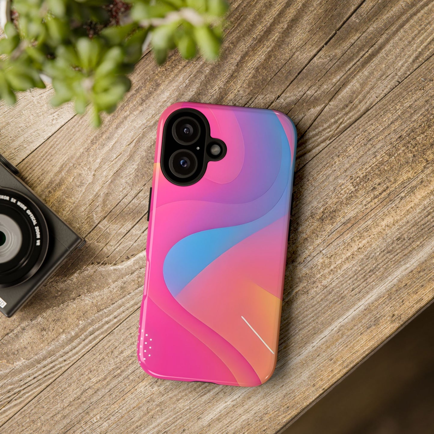 Stylish Tough Phone Case - Colorful Abstract Design for Trendsetters