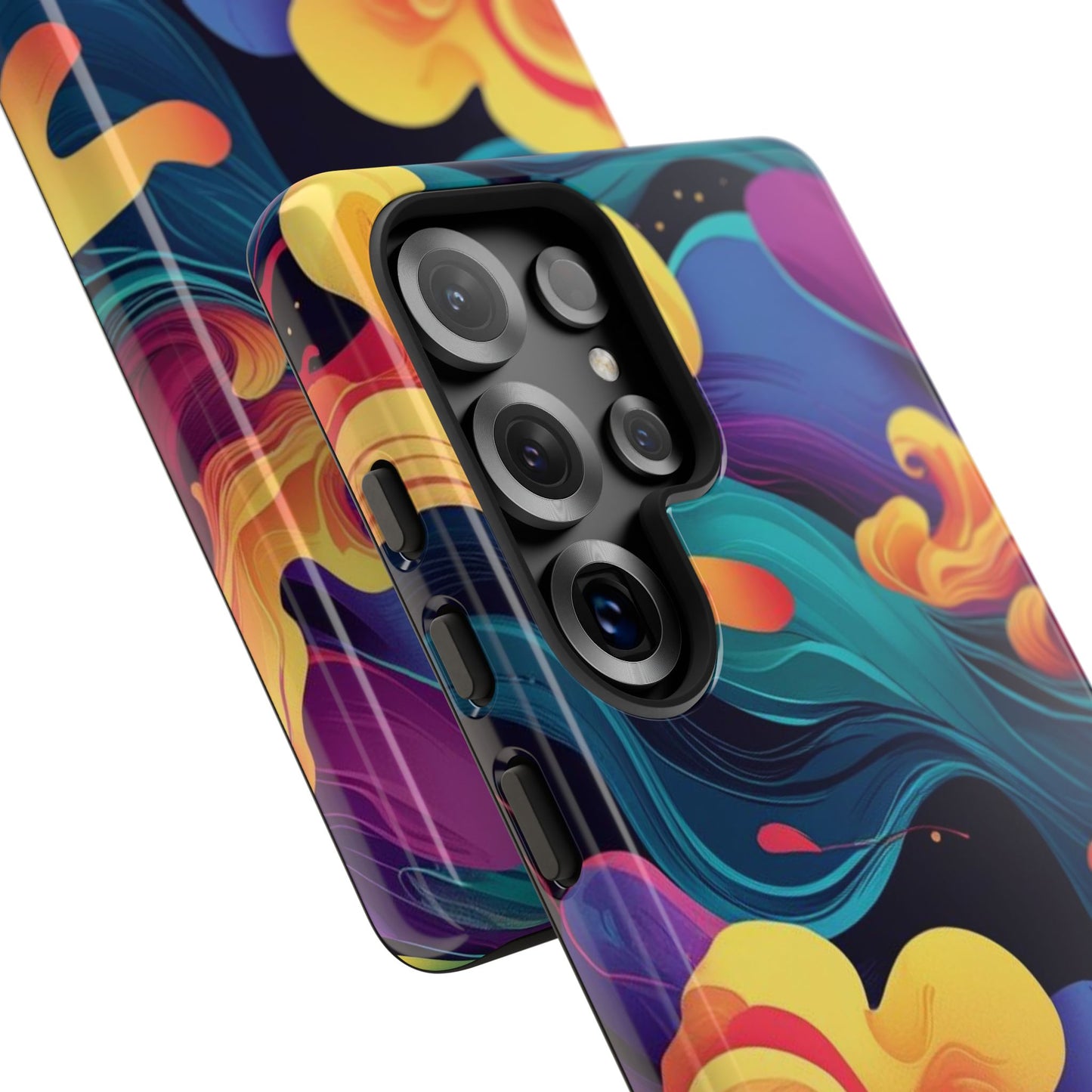 Colorful Phone Cover, Artistic Cellphone Cover, Unique Gift for Her, Trendy Accessories, Vibrant Protection