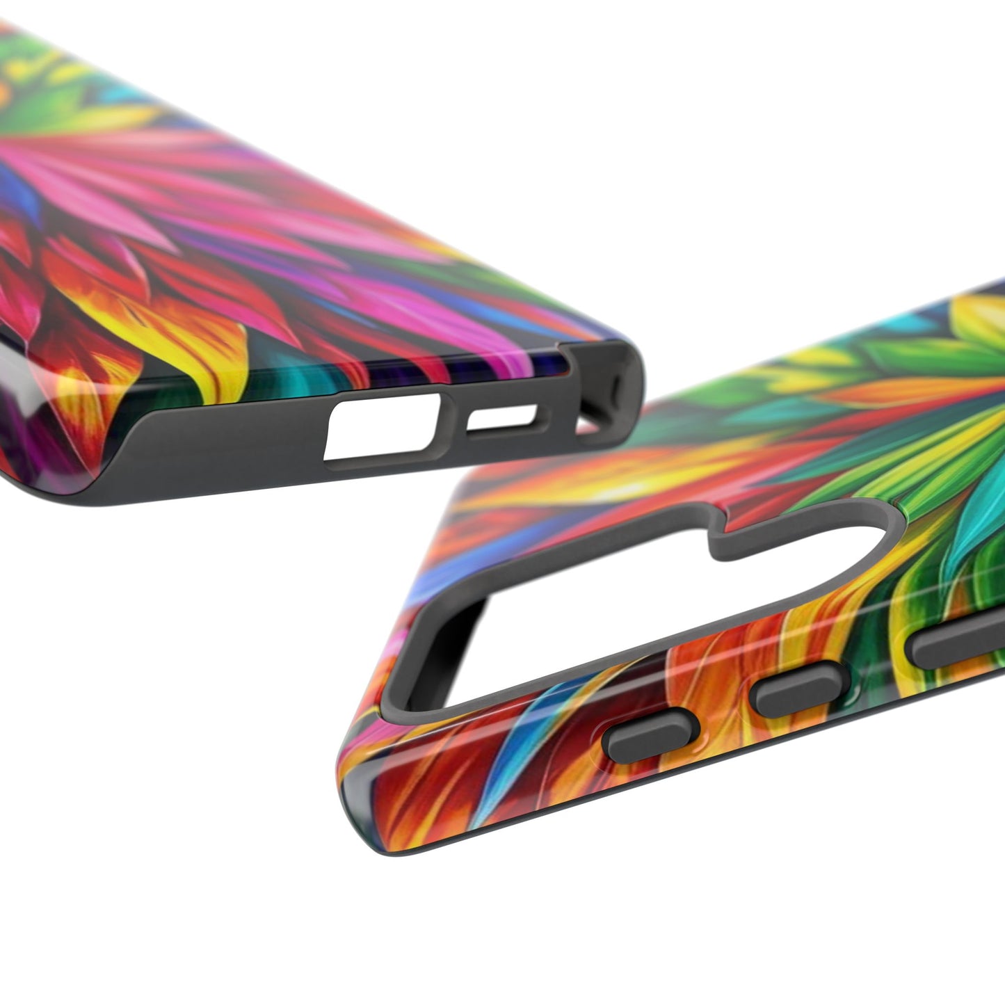 Colorful Floral Phone Cover - Tough Cases for Vibrant Protection