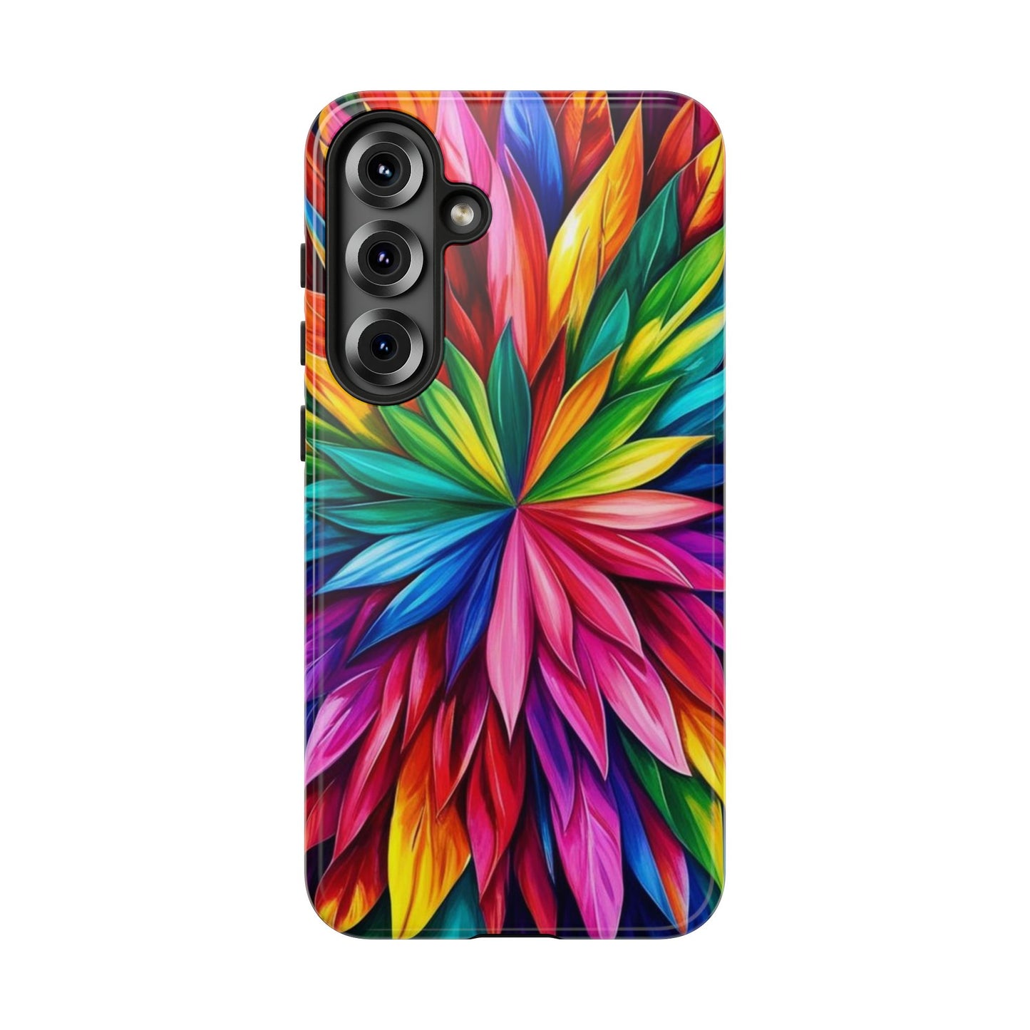 Colorful Floral Phone Cover - Tough Cases for Vibrant Protection