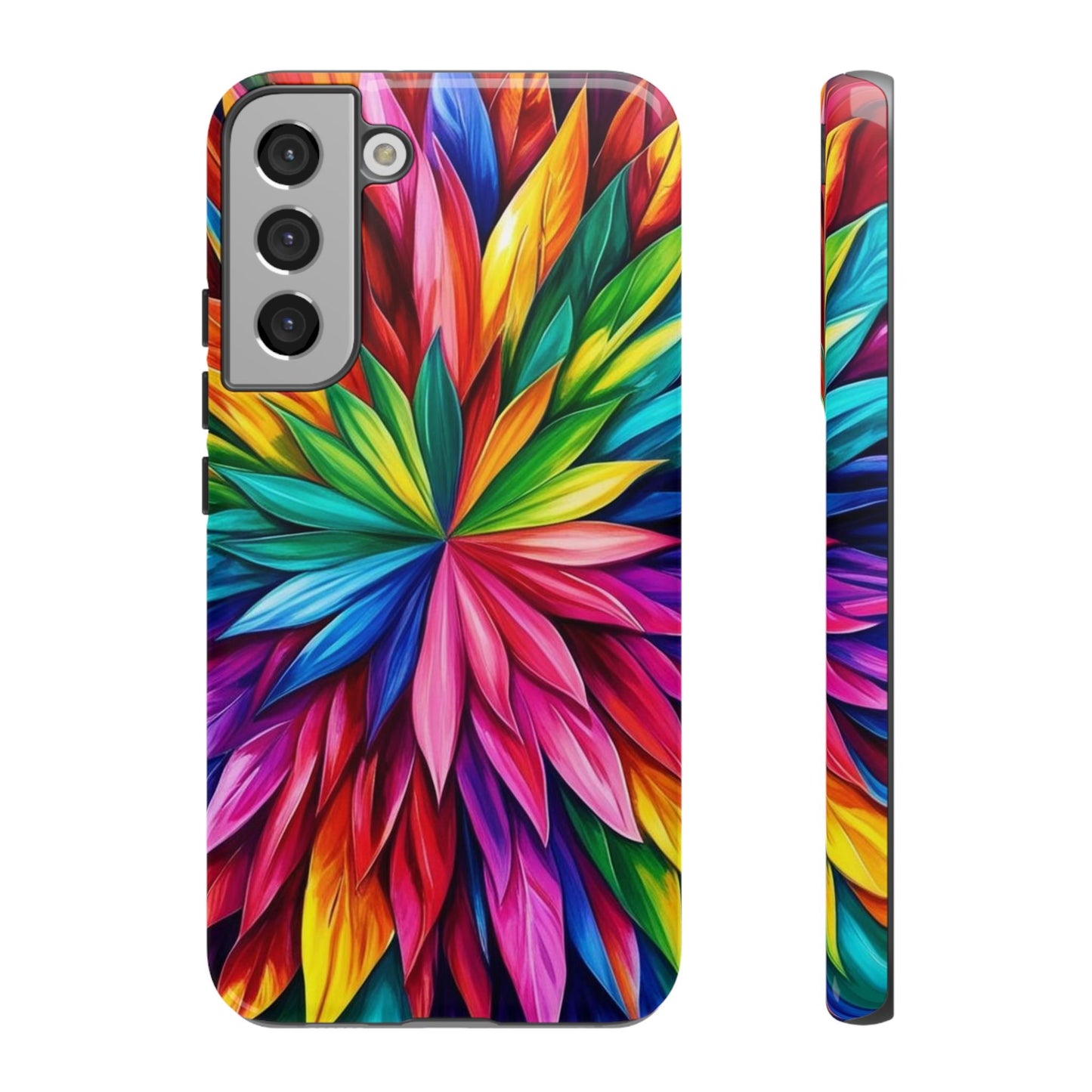 Colorful Floral Phone Cover - Tough Cases for Vibrant Protection