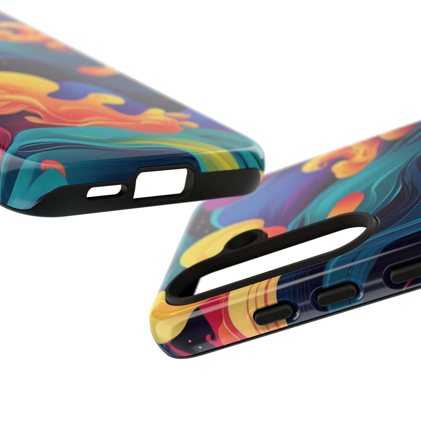 Colorful Phone Cover, Artistic Cellphone Cover, Unique Gift for Her, Trendy Accessories, Vibrant Protection