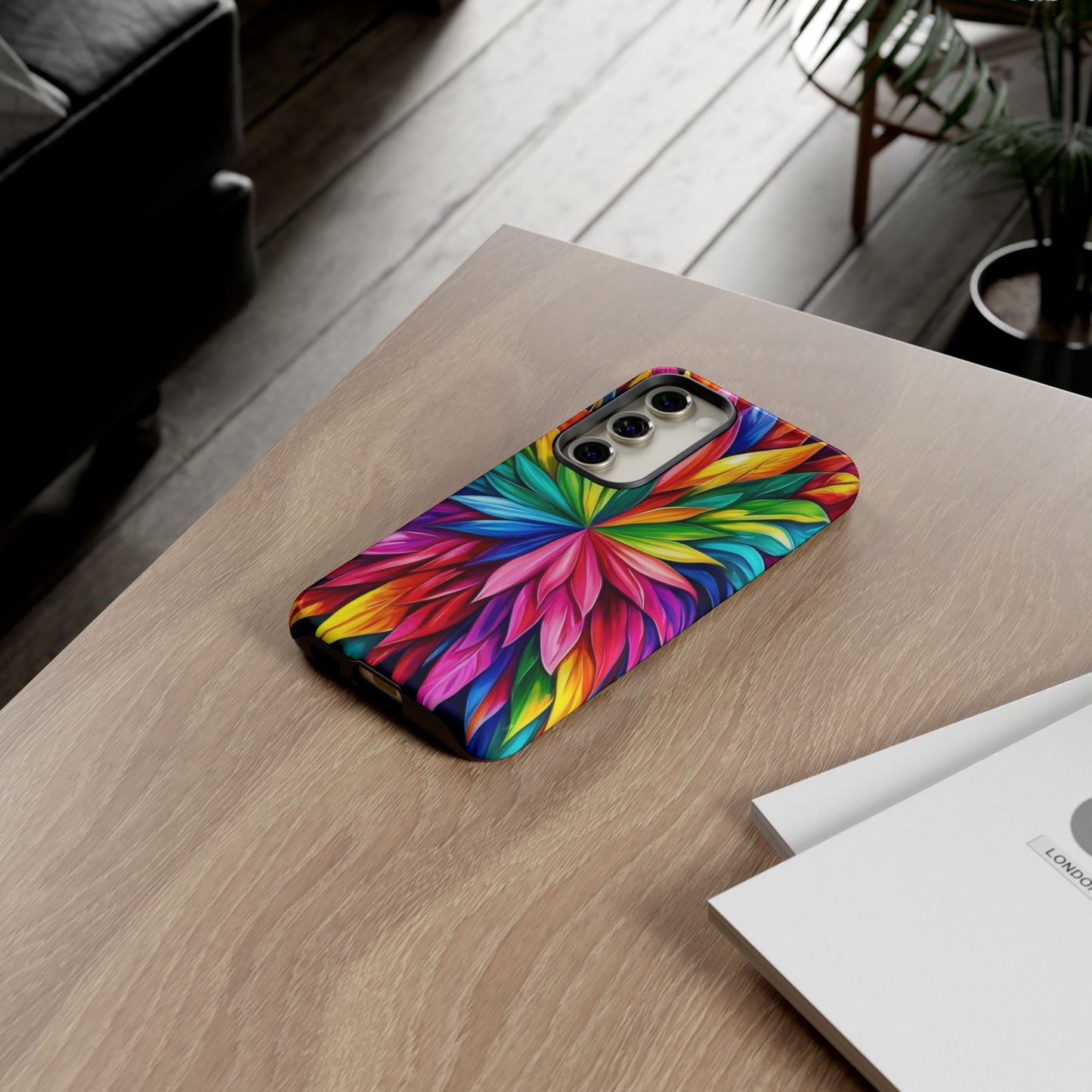 Colorful Floral Phone Cover - Tough Cases for Vibrant Protection