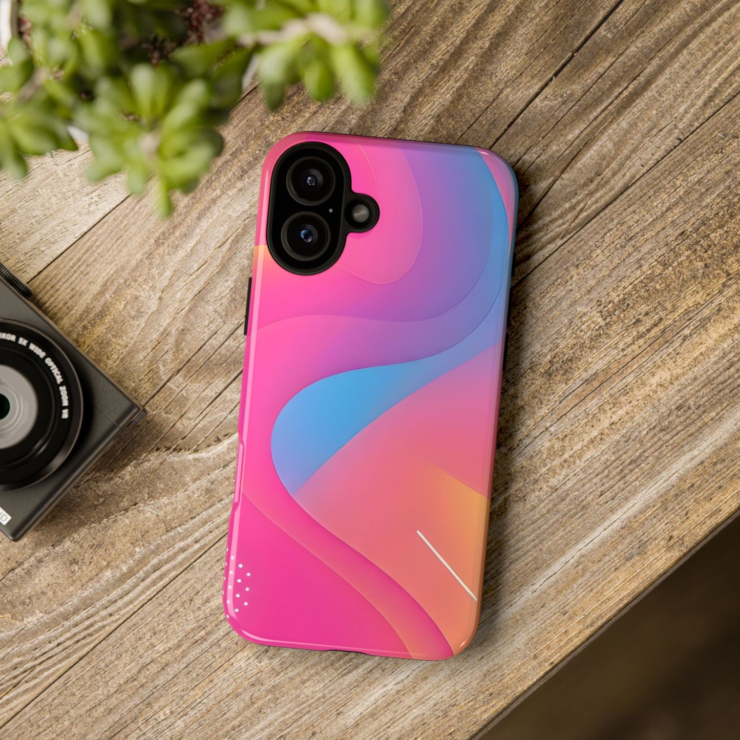 Stylish Tough Phone Case - Colorful Abstract Design for Trendsetters