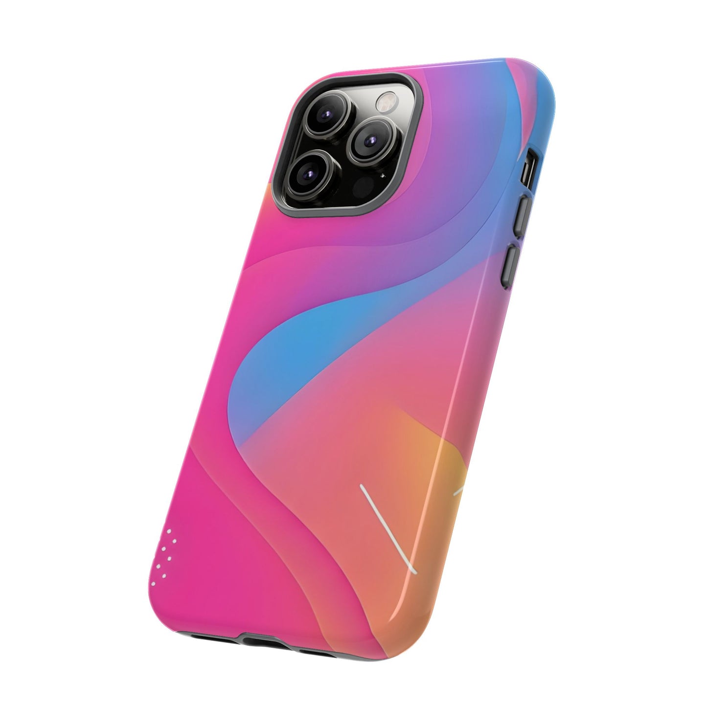 Stylish Tough Phone Case - Colorful Abstract Design for Trendsetters