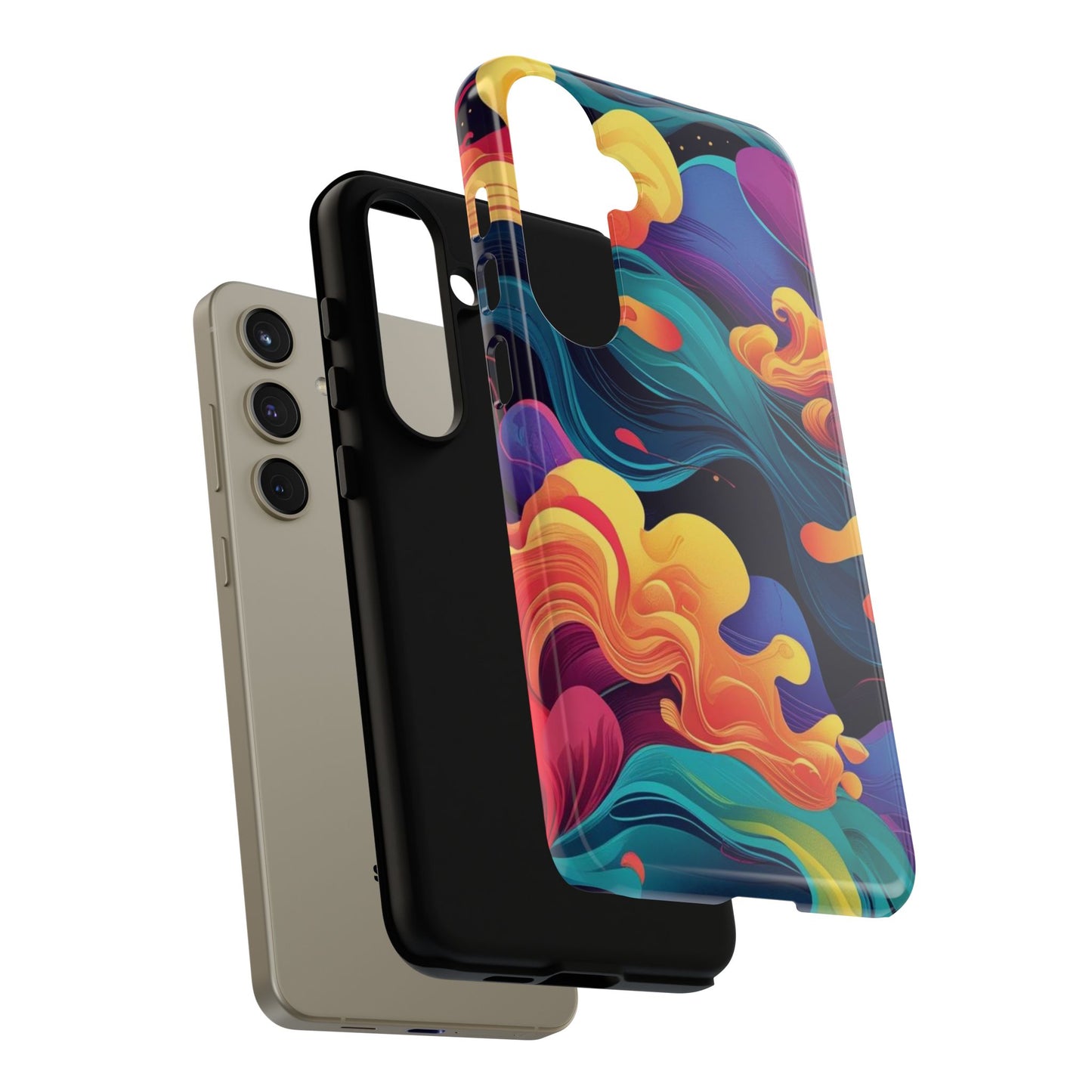Colorful Phone Cover, Artistic Cellphone Cover, Unique Gift for Her, Trendy Accessories, Vibrant Protection